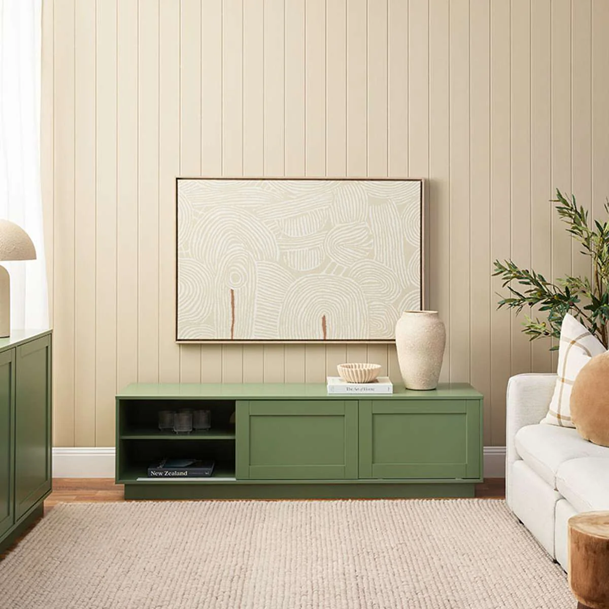 Eros Entertainment Unit - Sage Green - Image 6