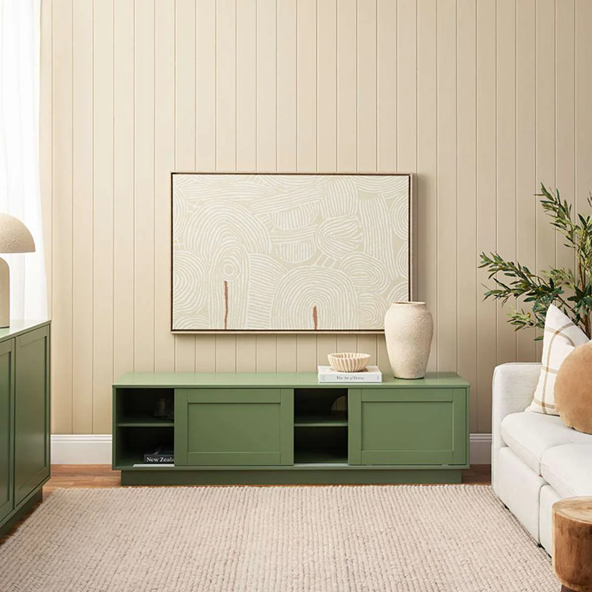 Eros Entertainment Unit - Sage Green - Image 7