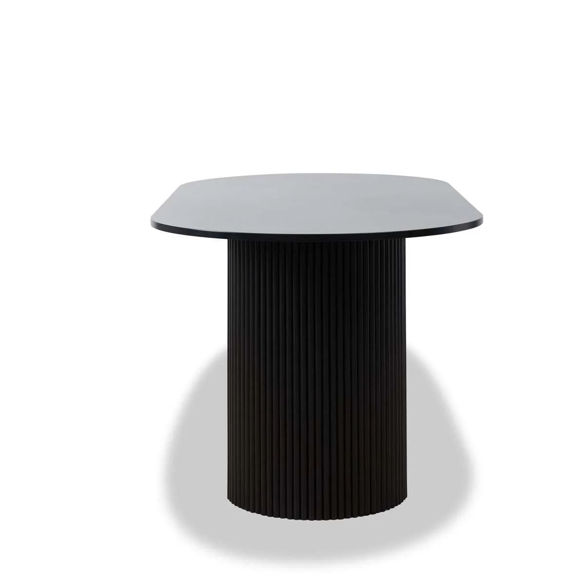 Eve 6 Seater Dining Table - Black - Image 11