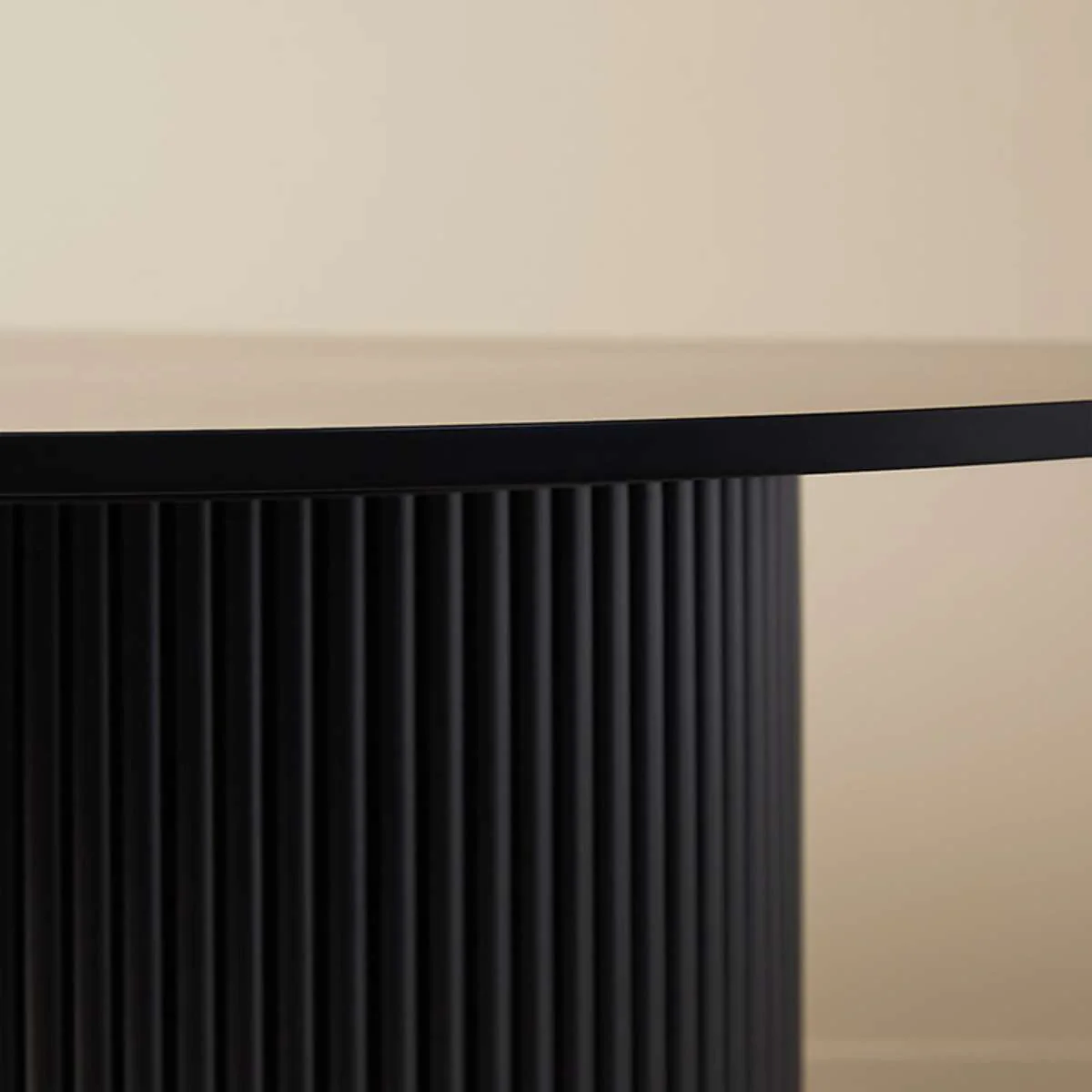 Eve 6 Seater Dining Table - Black - Image 7