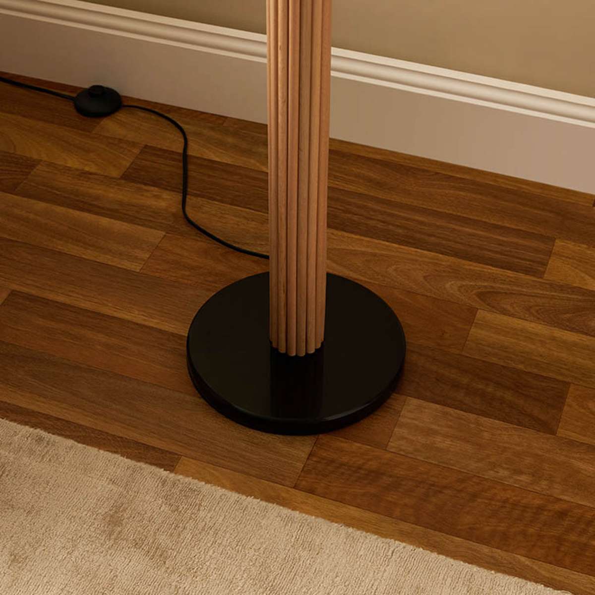 Eve Black Marble Base Floor Lamp - Image 6