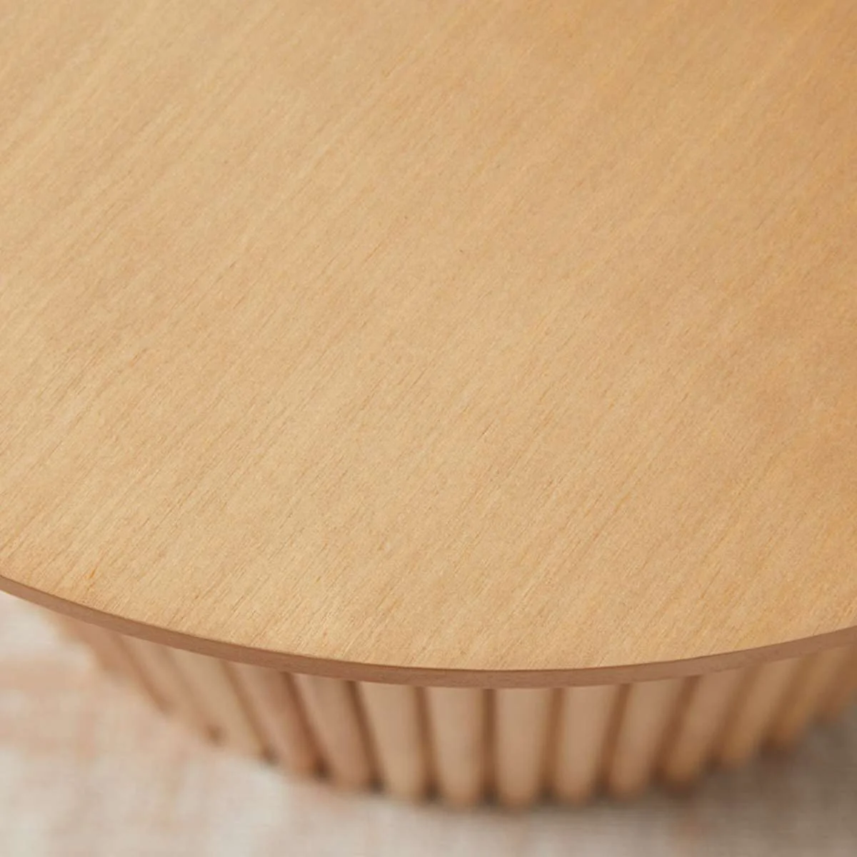 Eve Pebble Shaped Coffee Table - Birch - Image 9