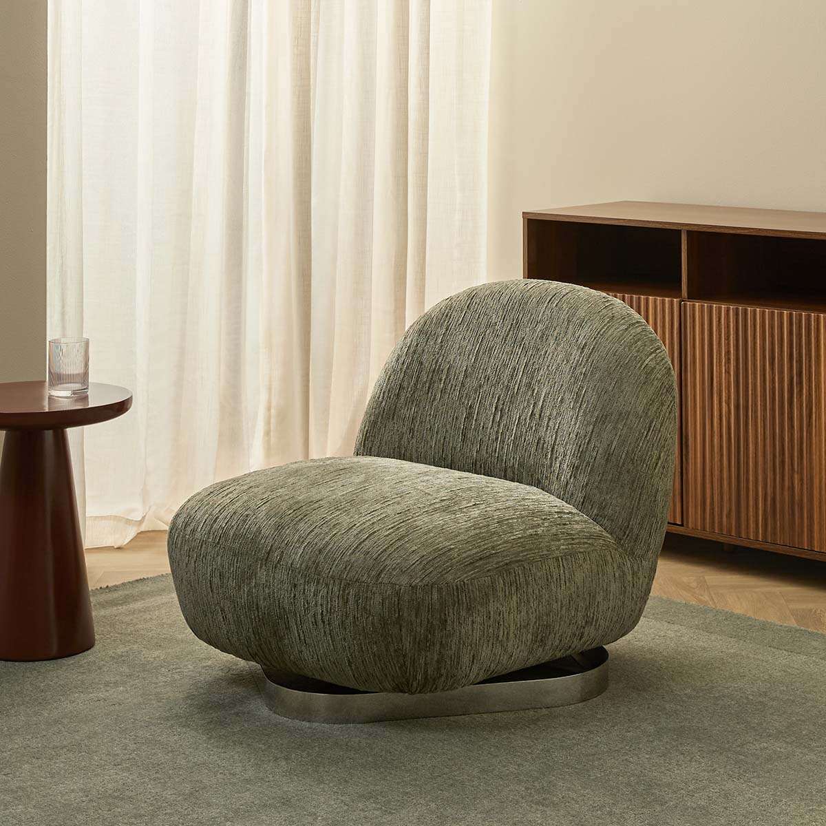 Farrow Swivel Occasional Chair - Sage - Image 3