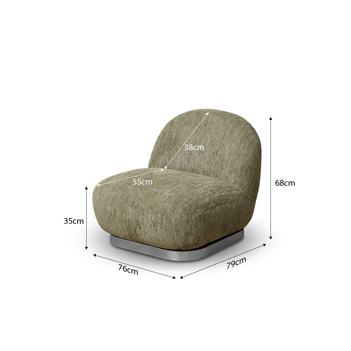 Farrow Swivel Occasional Chair - Sage - Image 5