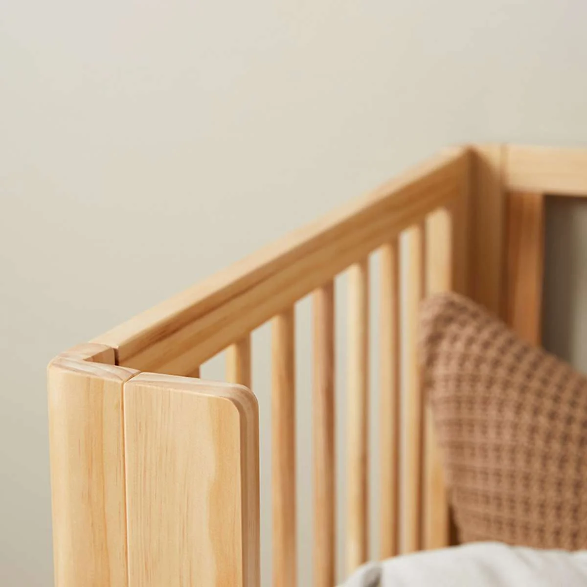 Fraser Coastal Cot Toddler Bed Half Frame - Natural - Image 4