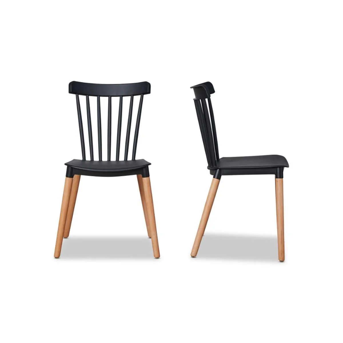 Frida Dining Chair - Set of 2 - Black - Image 10