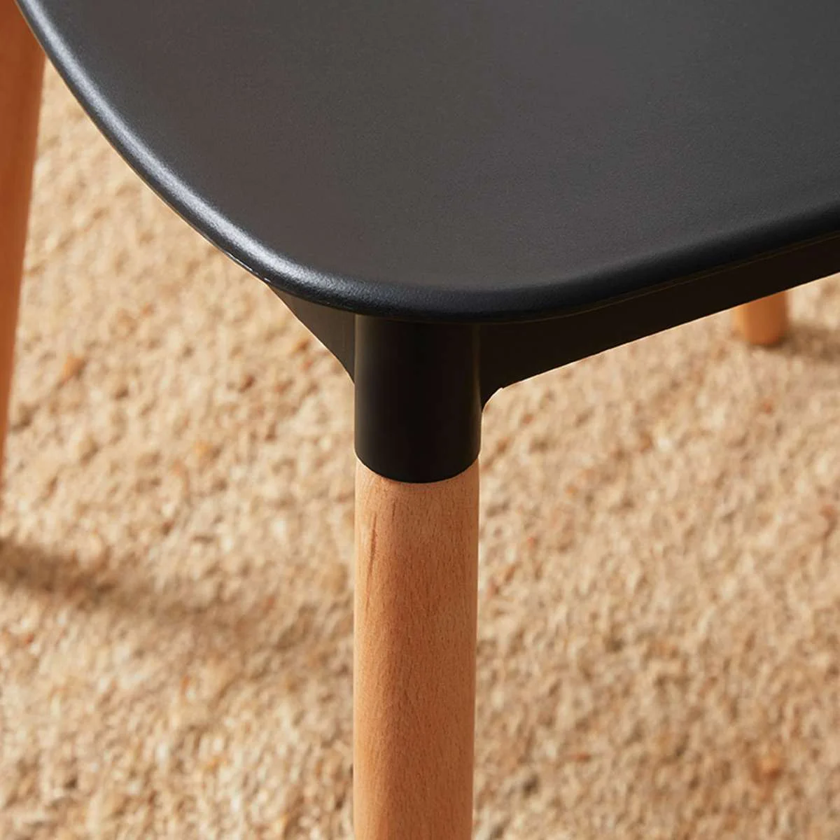 Frida Dining Chair - Set of 2 - Black - Image 4