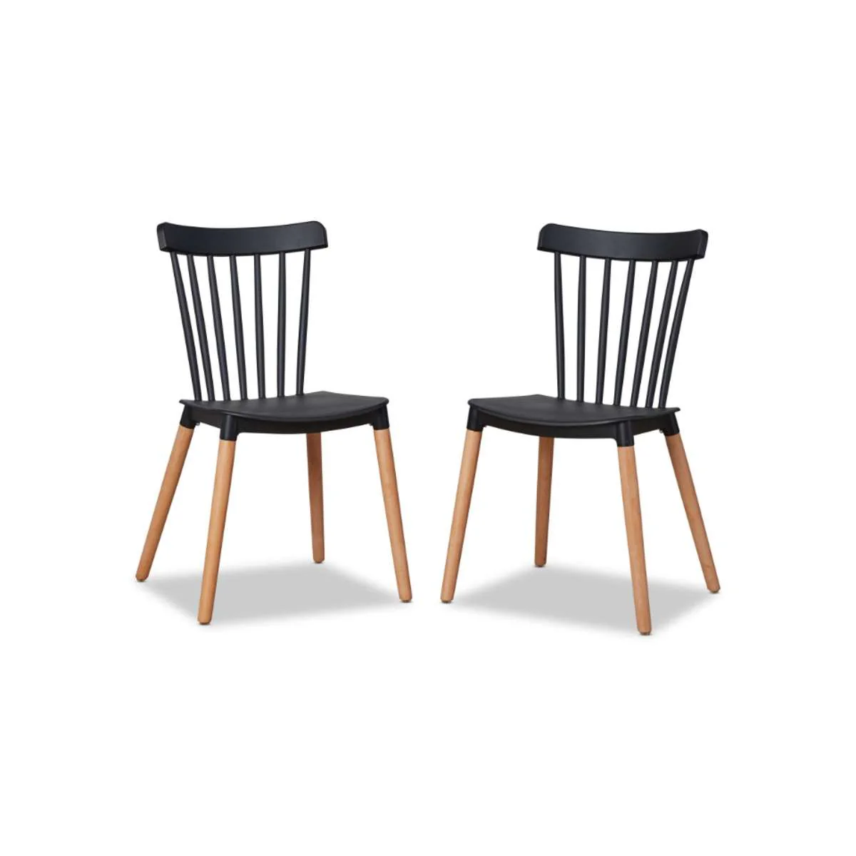 Frida Dining Chair - Set of 2 - Black - Image 9