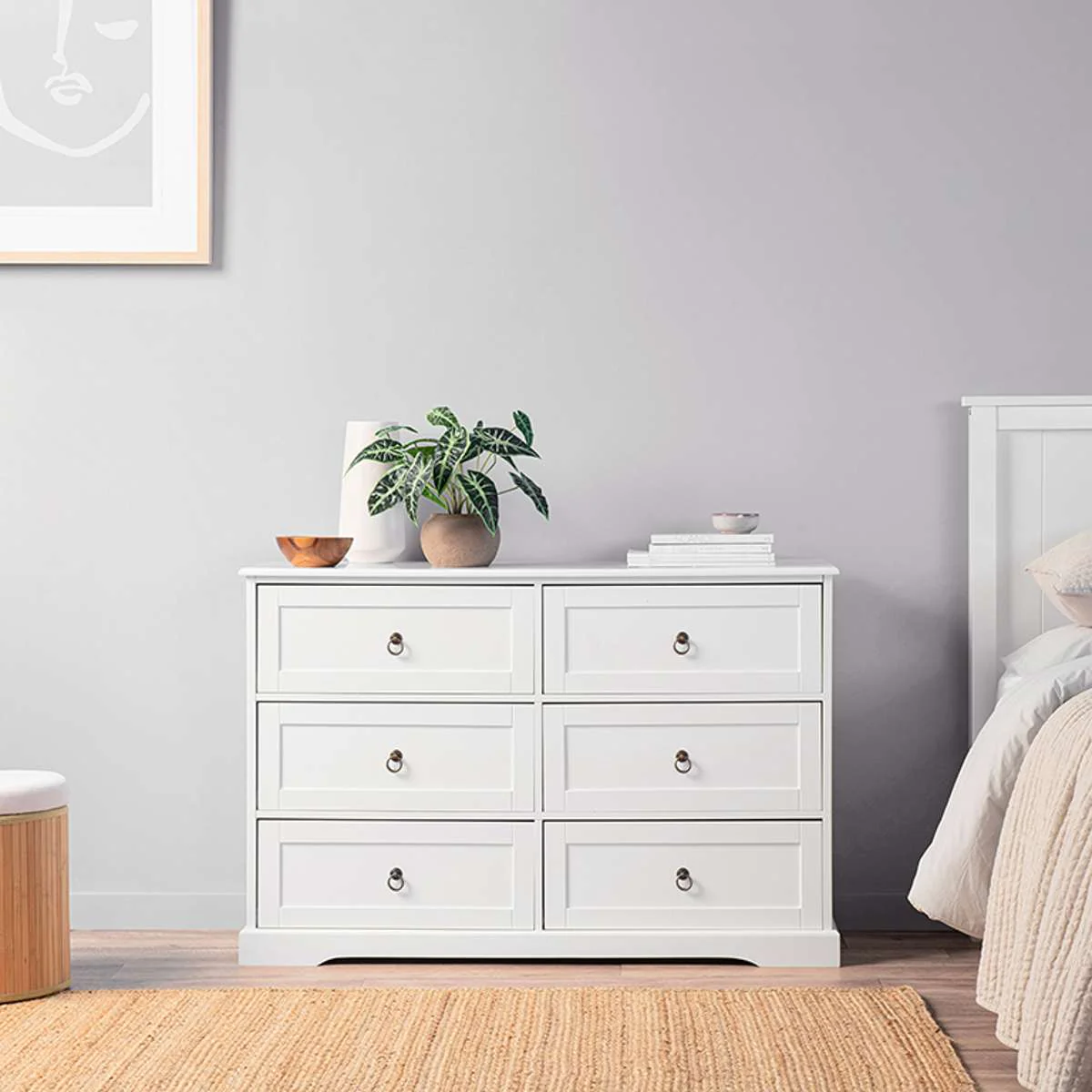 Hamptons Six Drawer - Wide - Image 9