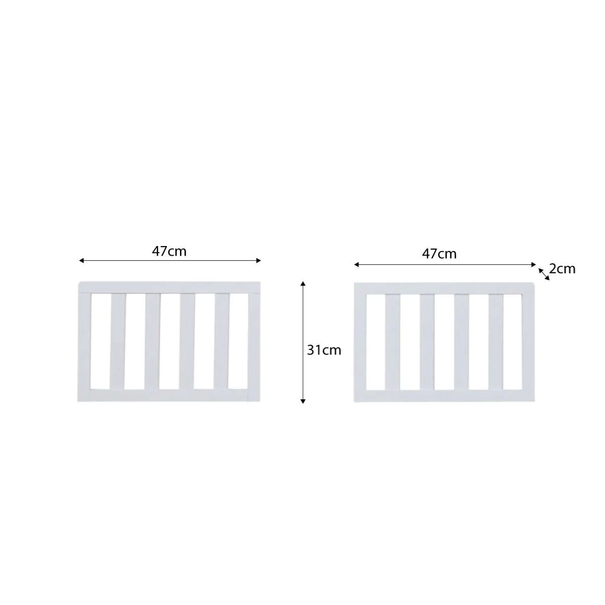 Harbor Classic Cot Toddler Bed Half Frames - Image 6