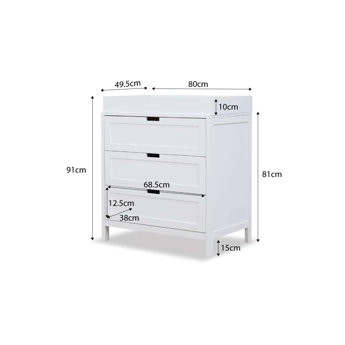 Newport Change Table with Removable Top - Image 10