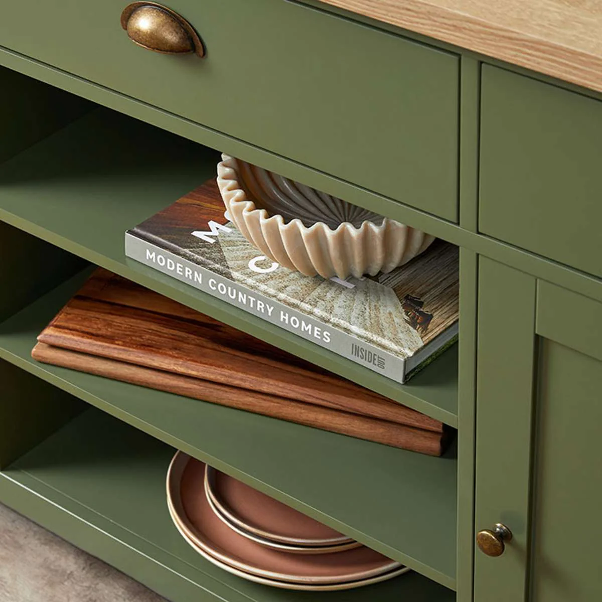 Hastings Buffet - Olive Green/Natural - Image 7