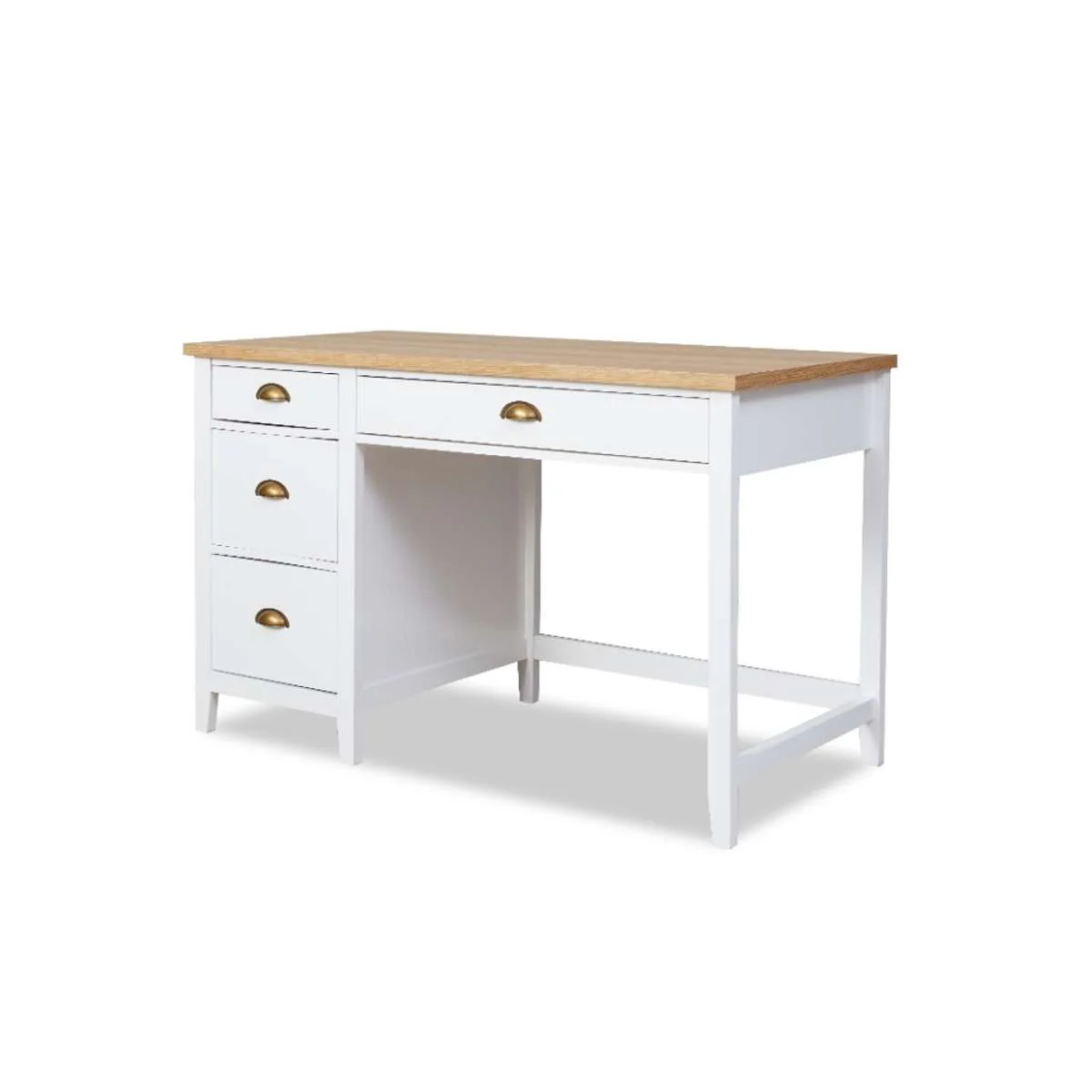 Hastings Desk - White/Natural - Image 14