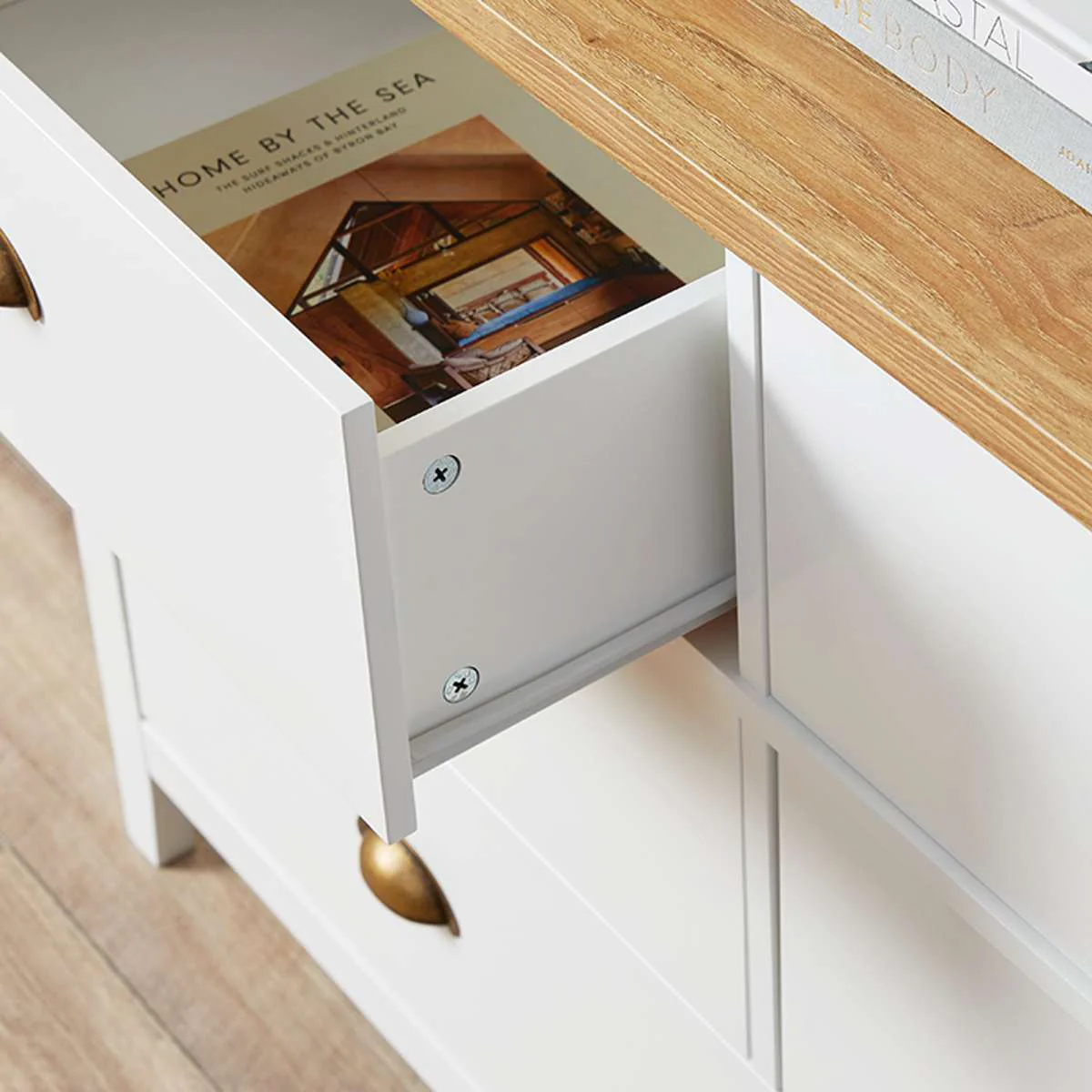 Hastings Six Drawer - White/Natural - Image 7