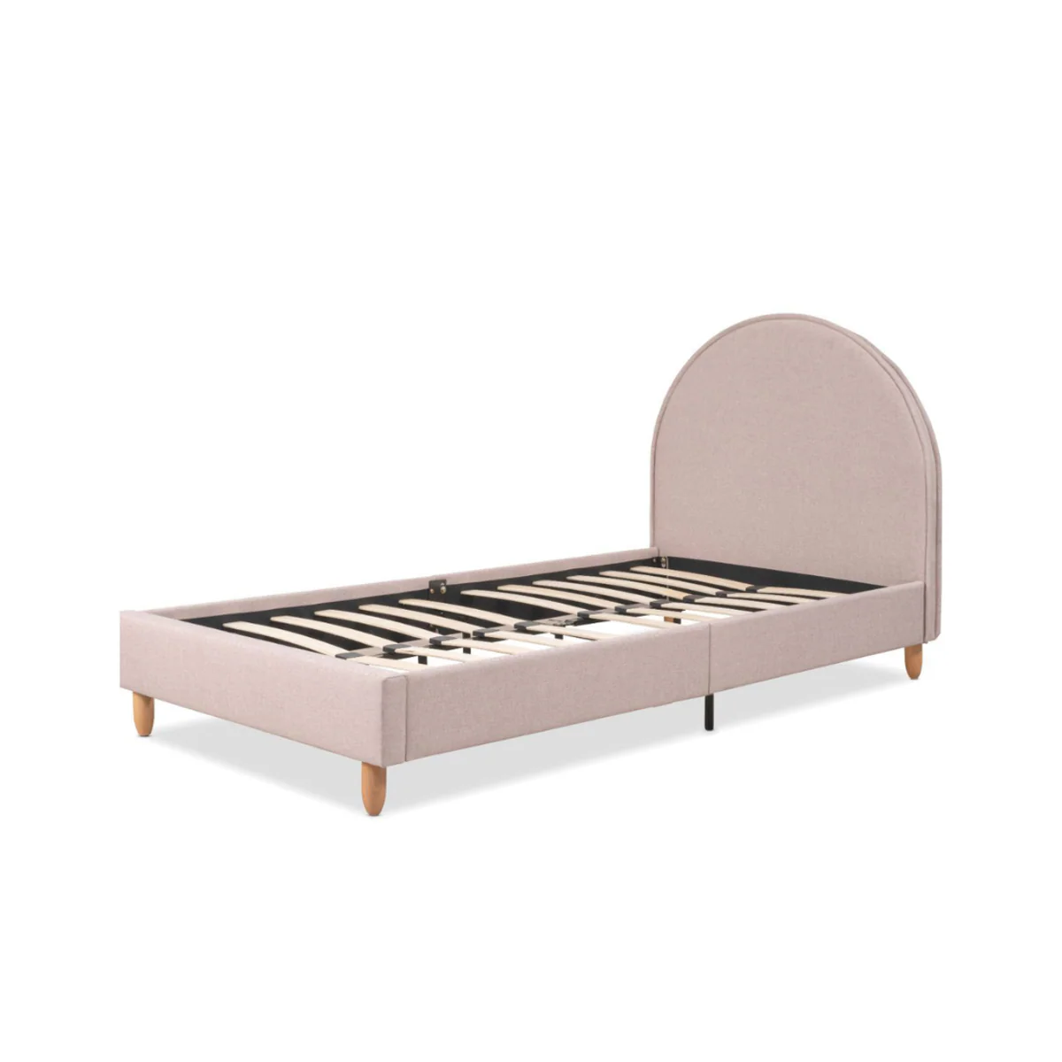 Imogen King Single Bed - Dusty Pink - Image 10