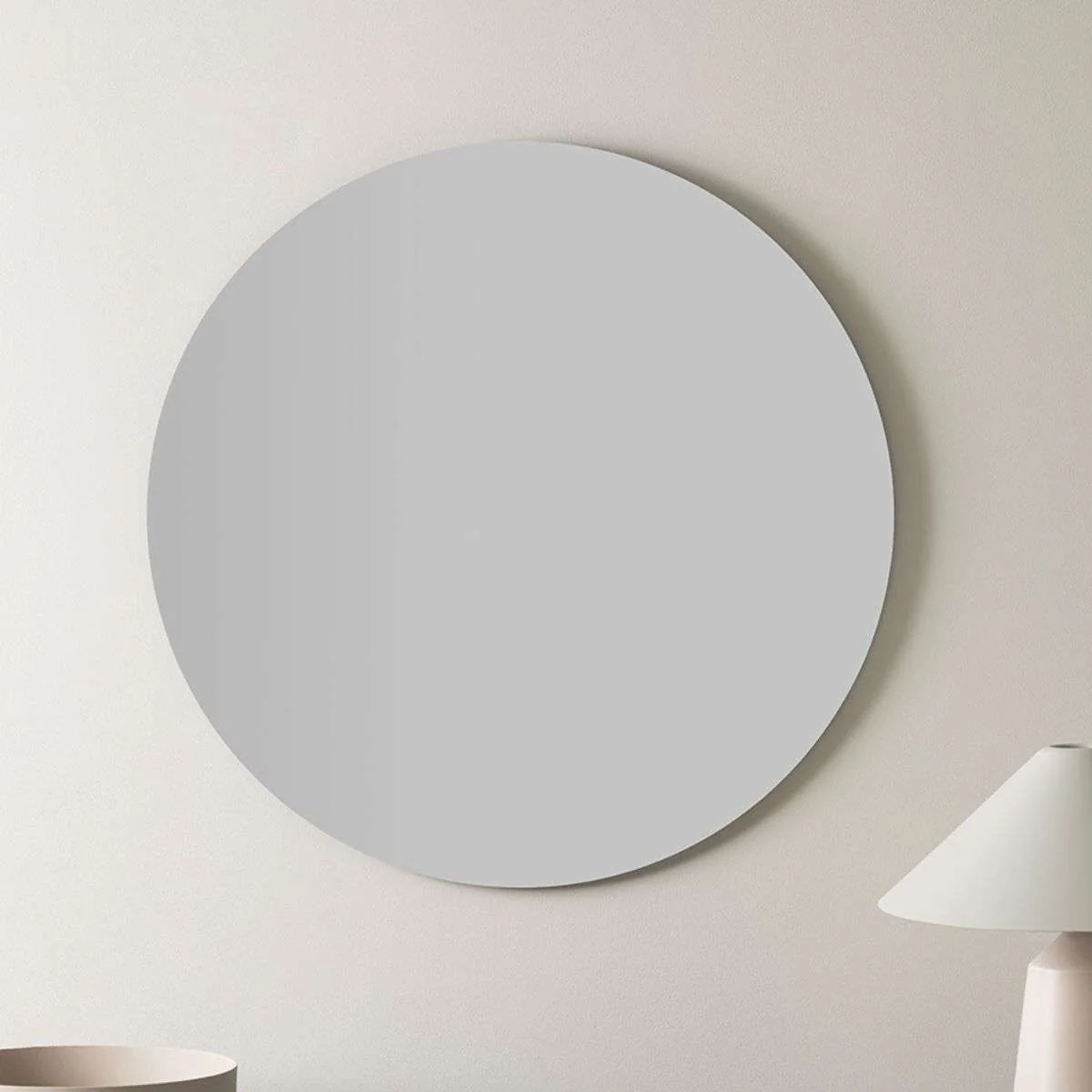 Kalili Frameless Round Mirror - Image 8