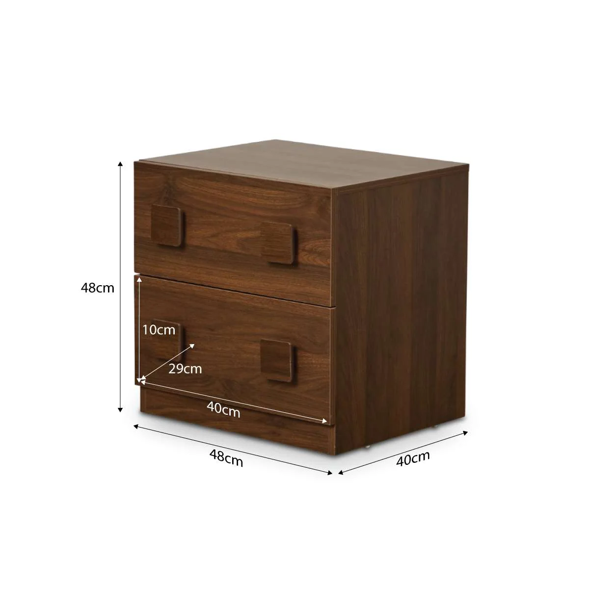 Kei Bedside Table - Walnut - Image 7