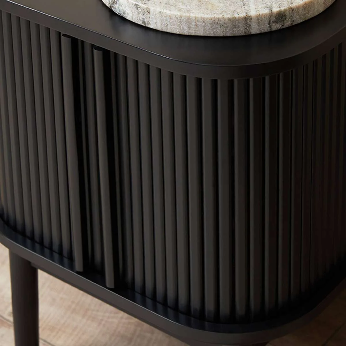 Maeve Bedside Table - Black - Image 6