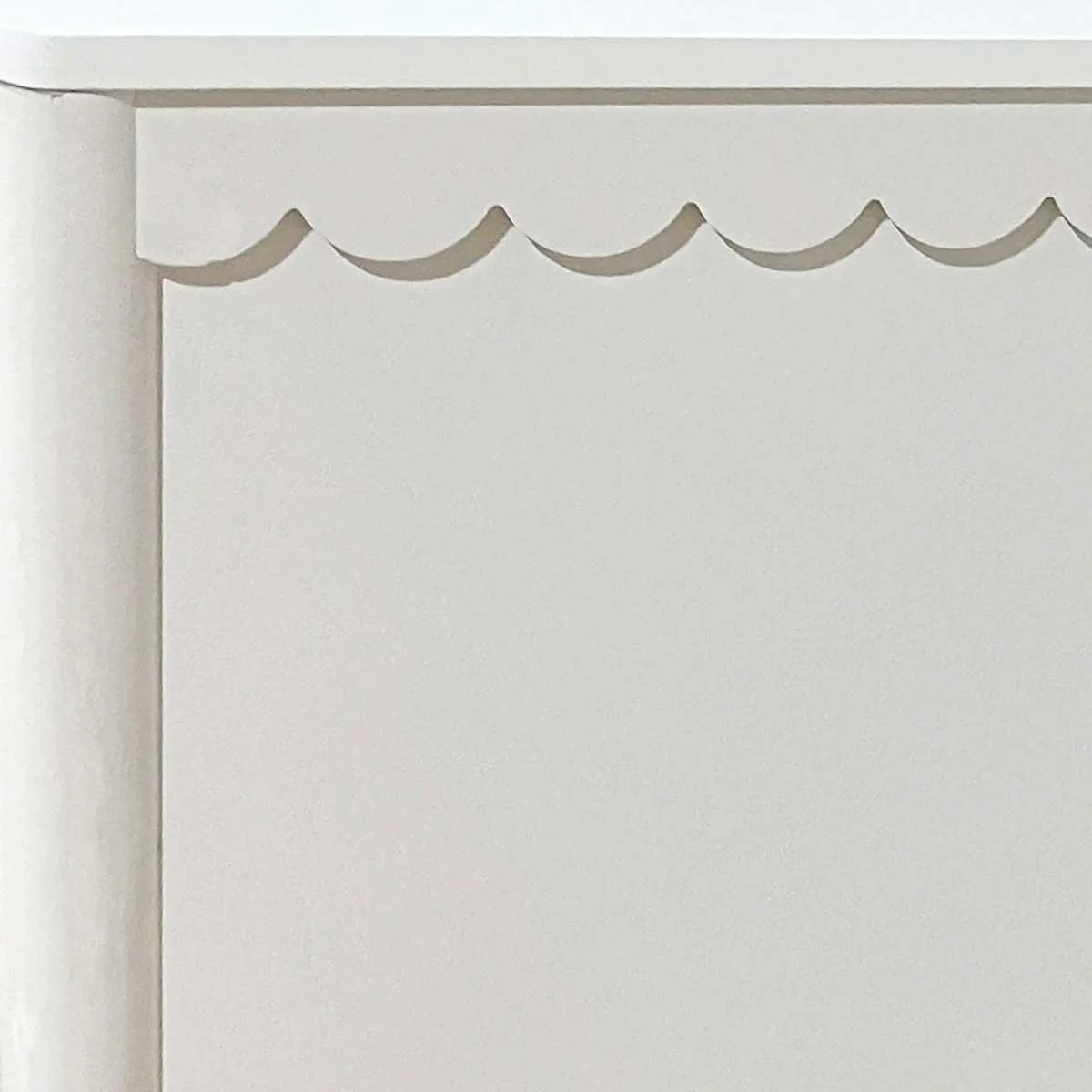 Maisie Scalloped Bed - Single - White - Image 8