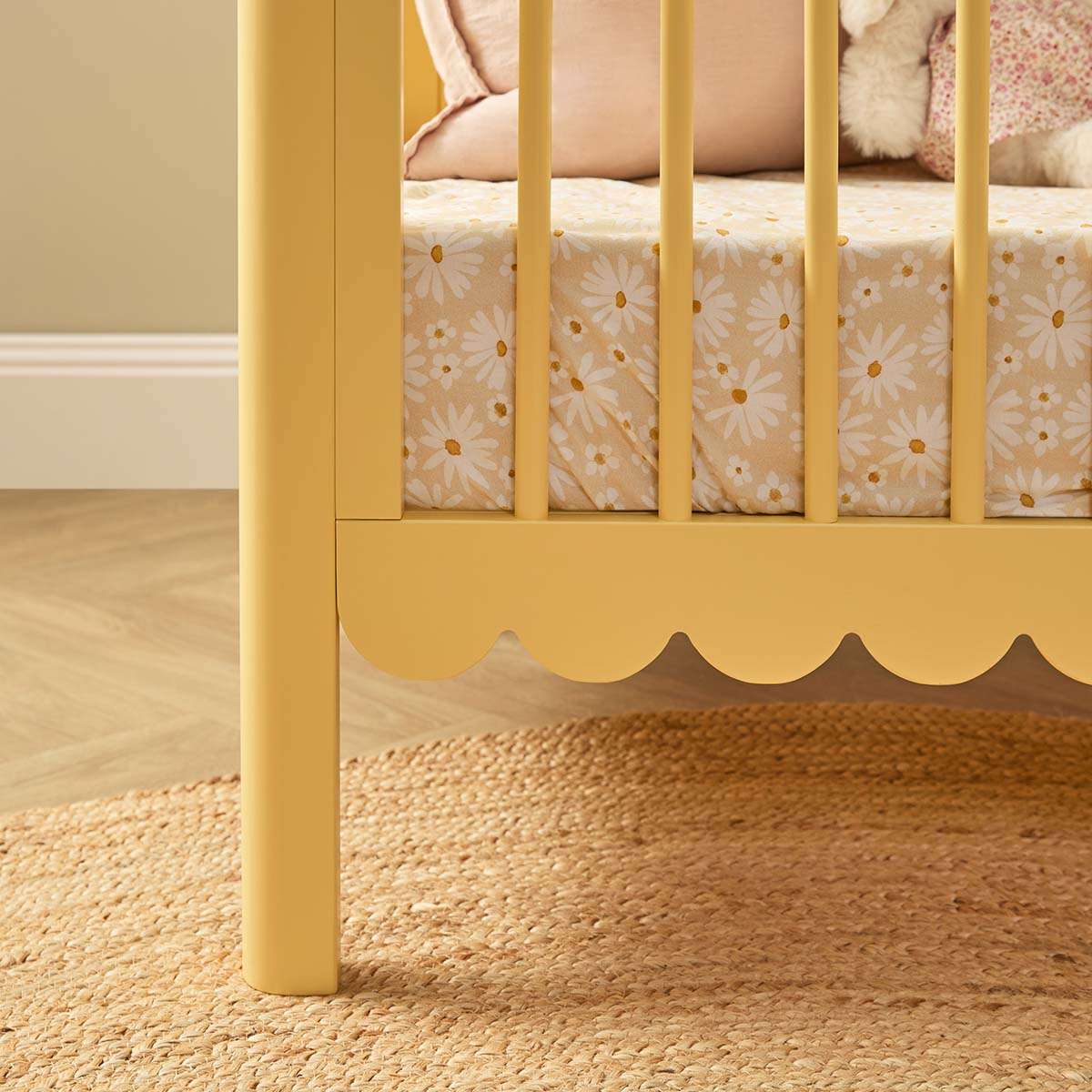 Maisie Scalloped Cot - Buttermilk - Image 12