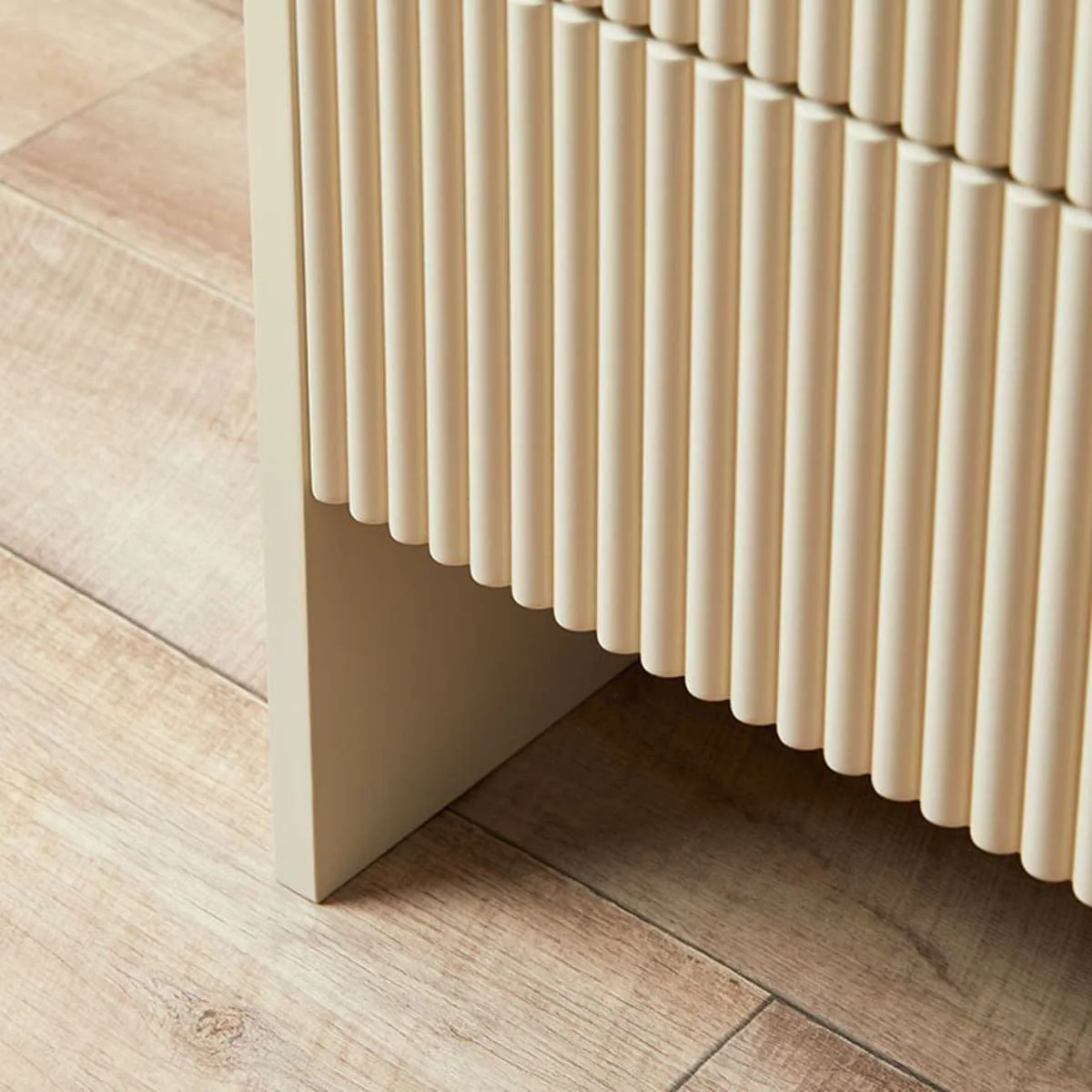 Majorca Bedside Table - Beige - Image 8