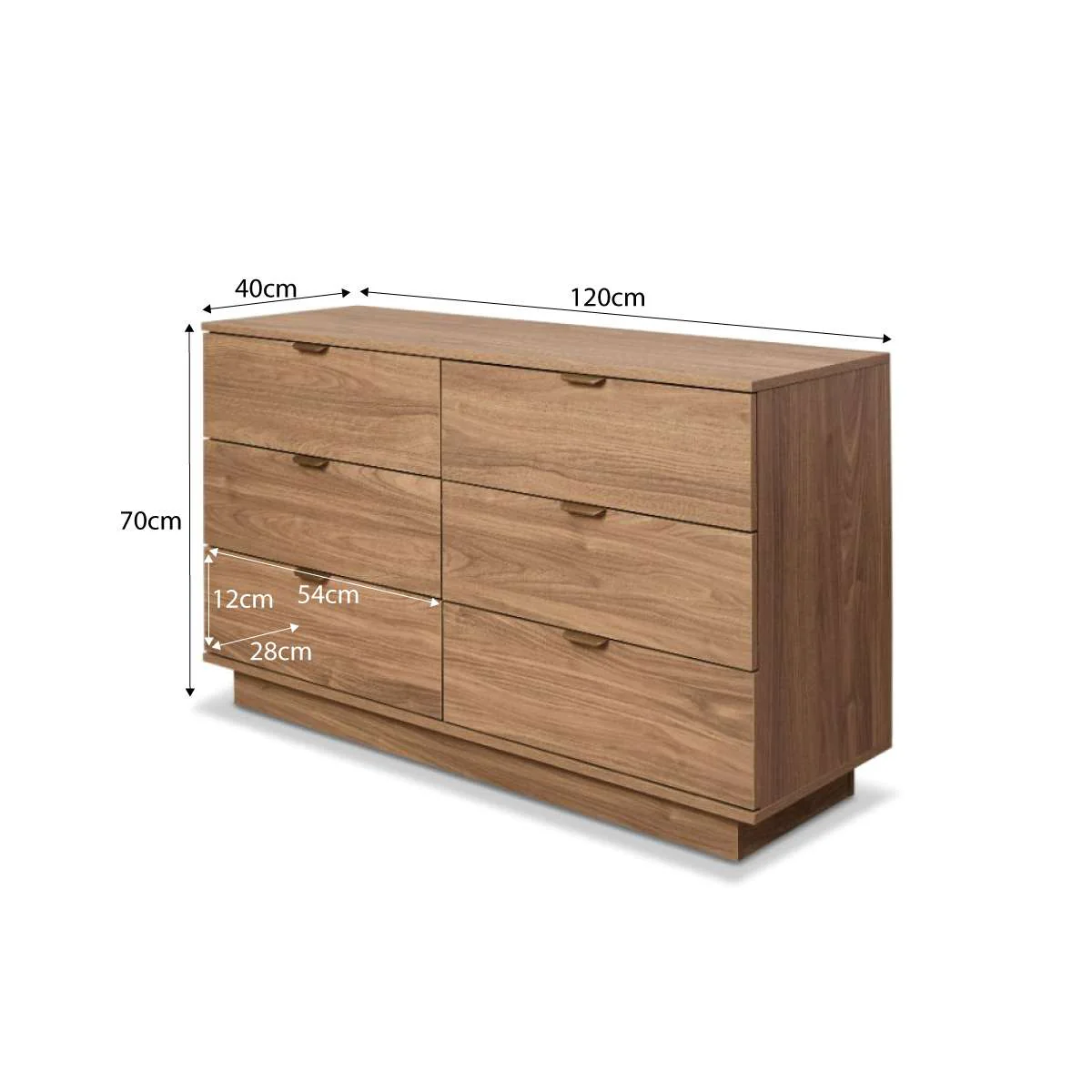 Maverick Six Drawer - Pecan - Image 13