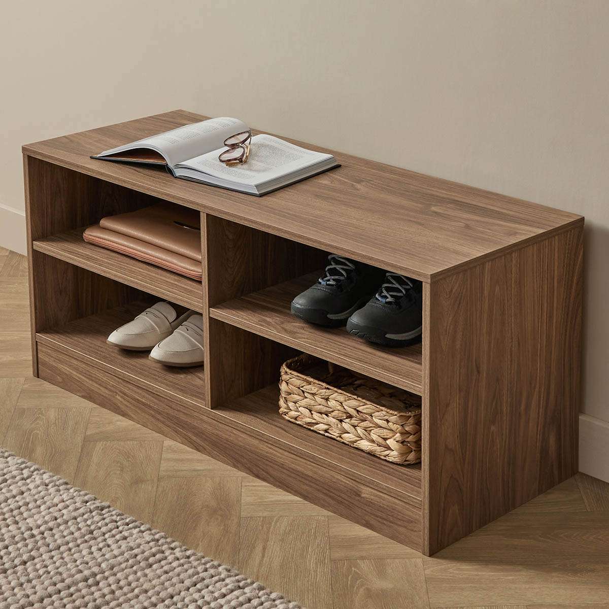 Maverick Storage Bench - Pecan - Image 3