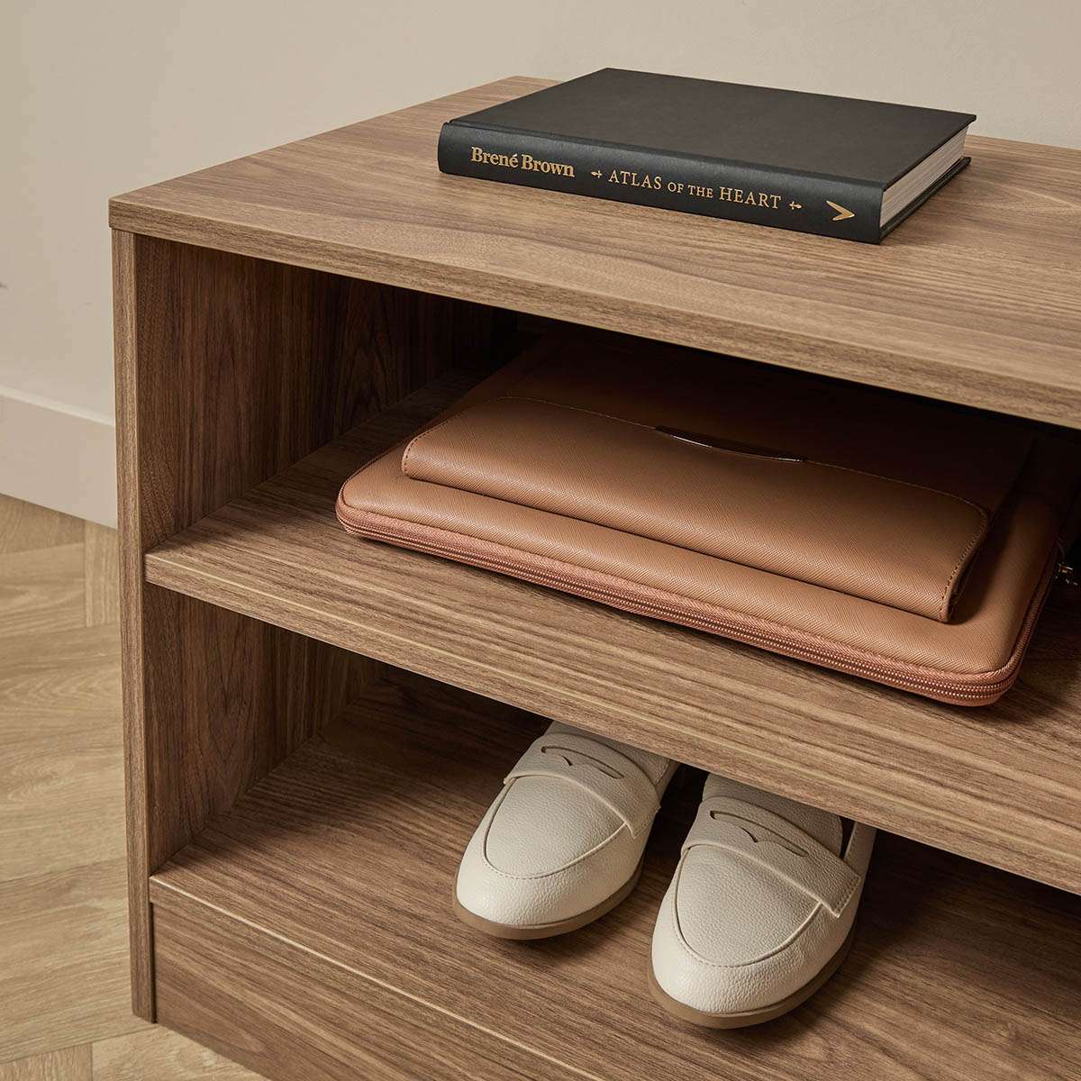 Maverick Storage Bench - Pecan - Image 4