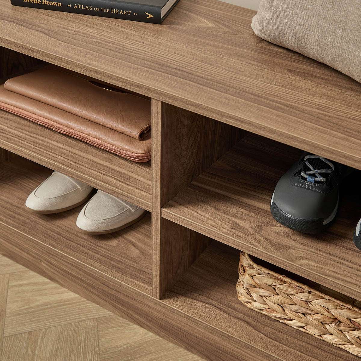 Maverick Storage Bench - Pecan - Image 5