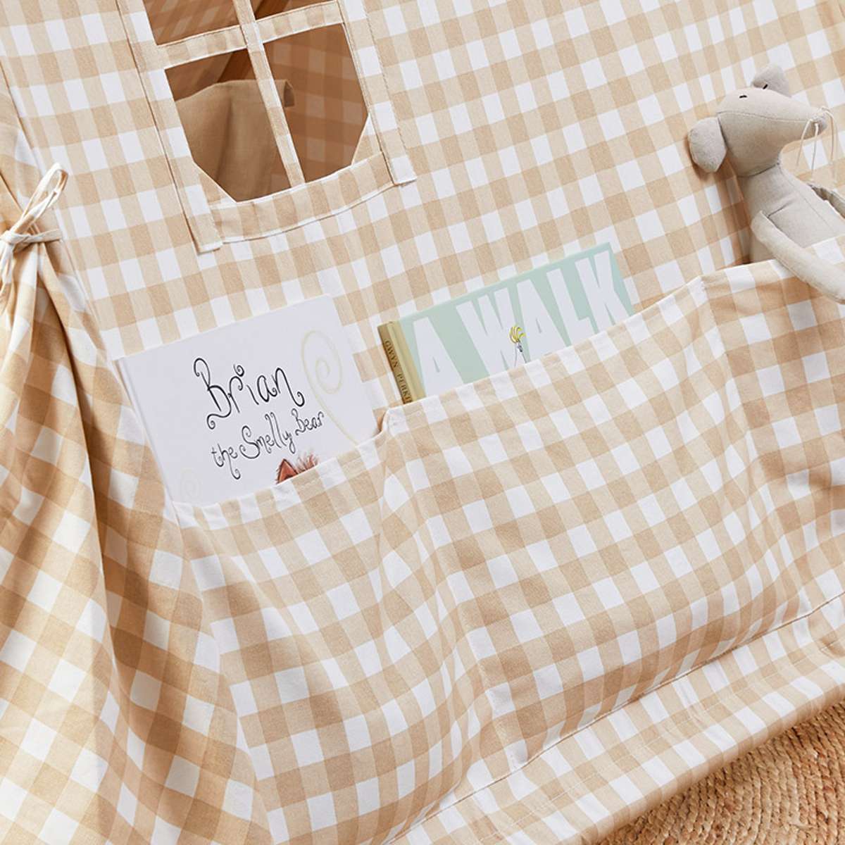 Minka House - Beige Gingham - Image 5