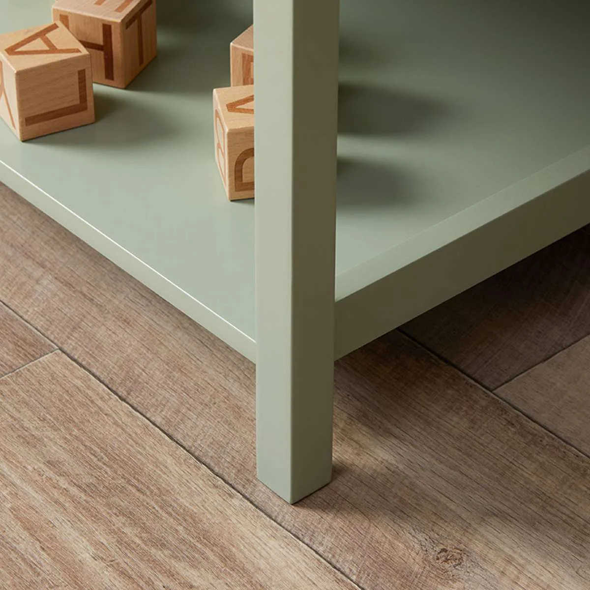Mocka Change Table With Removable Top - Sage Green - Image 9