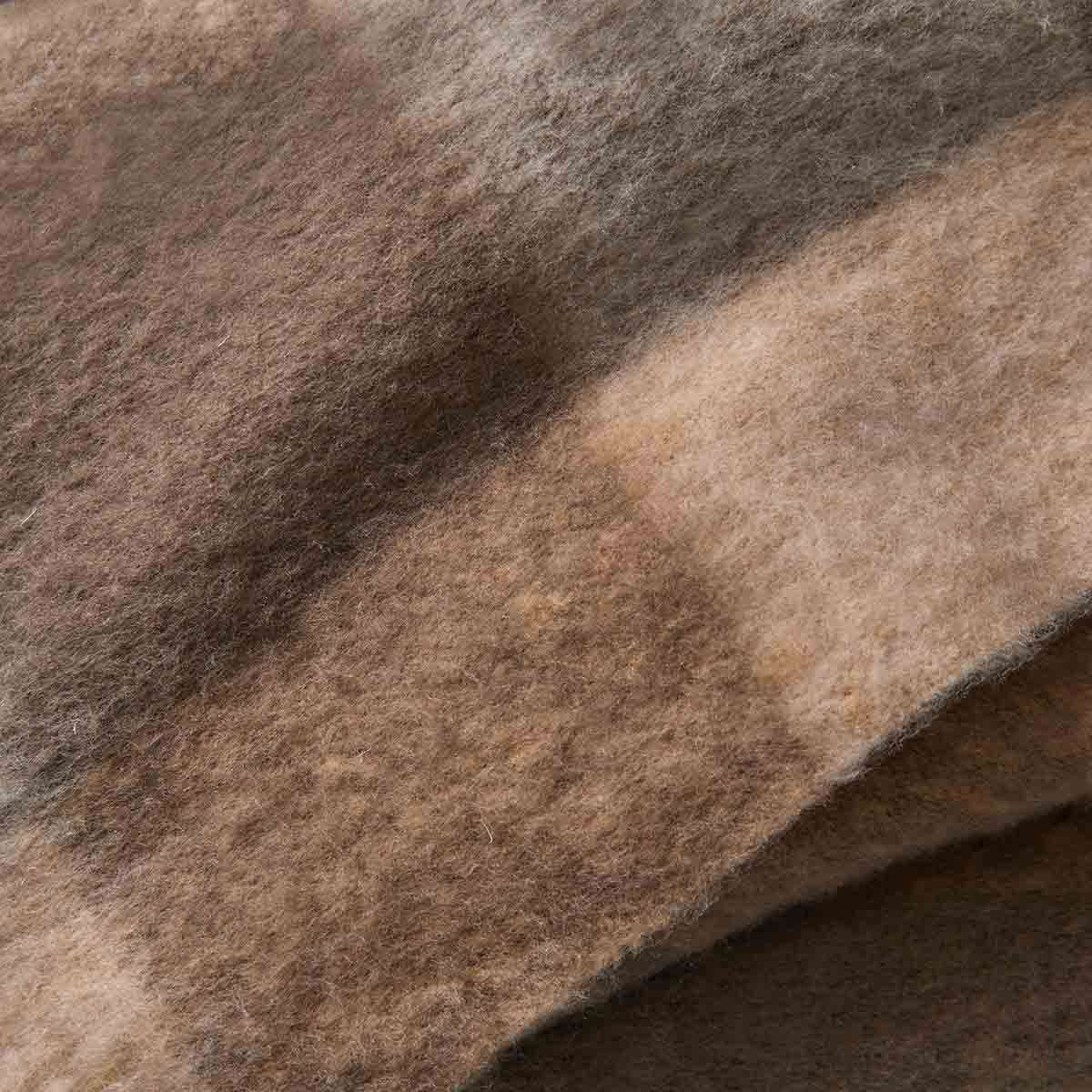 Mocka Check Throw Blanket - Beige - Image 2