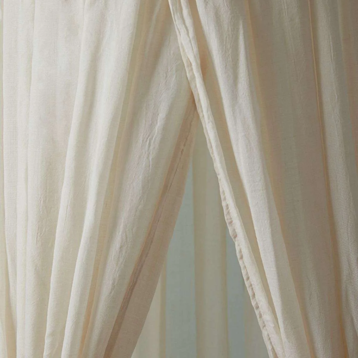 Mocka Linen Look Canopy - Oatmeal - Image 4