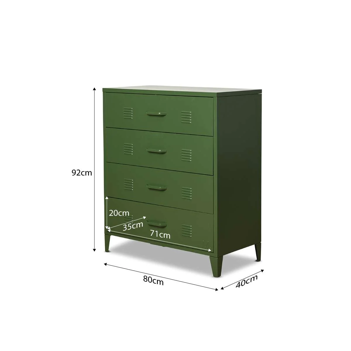 Mocka Original Four Drawer - Khaki - Image 8