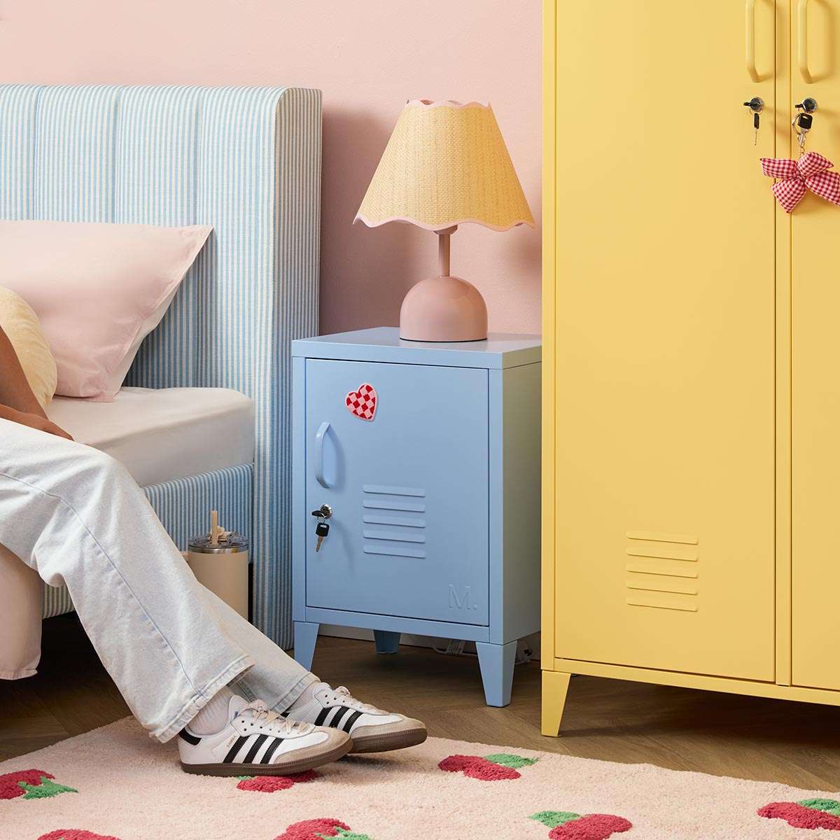 Mocka Original Locker Bedside - Powder Blue - Image 4