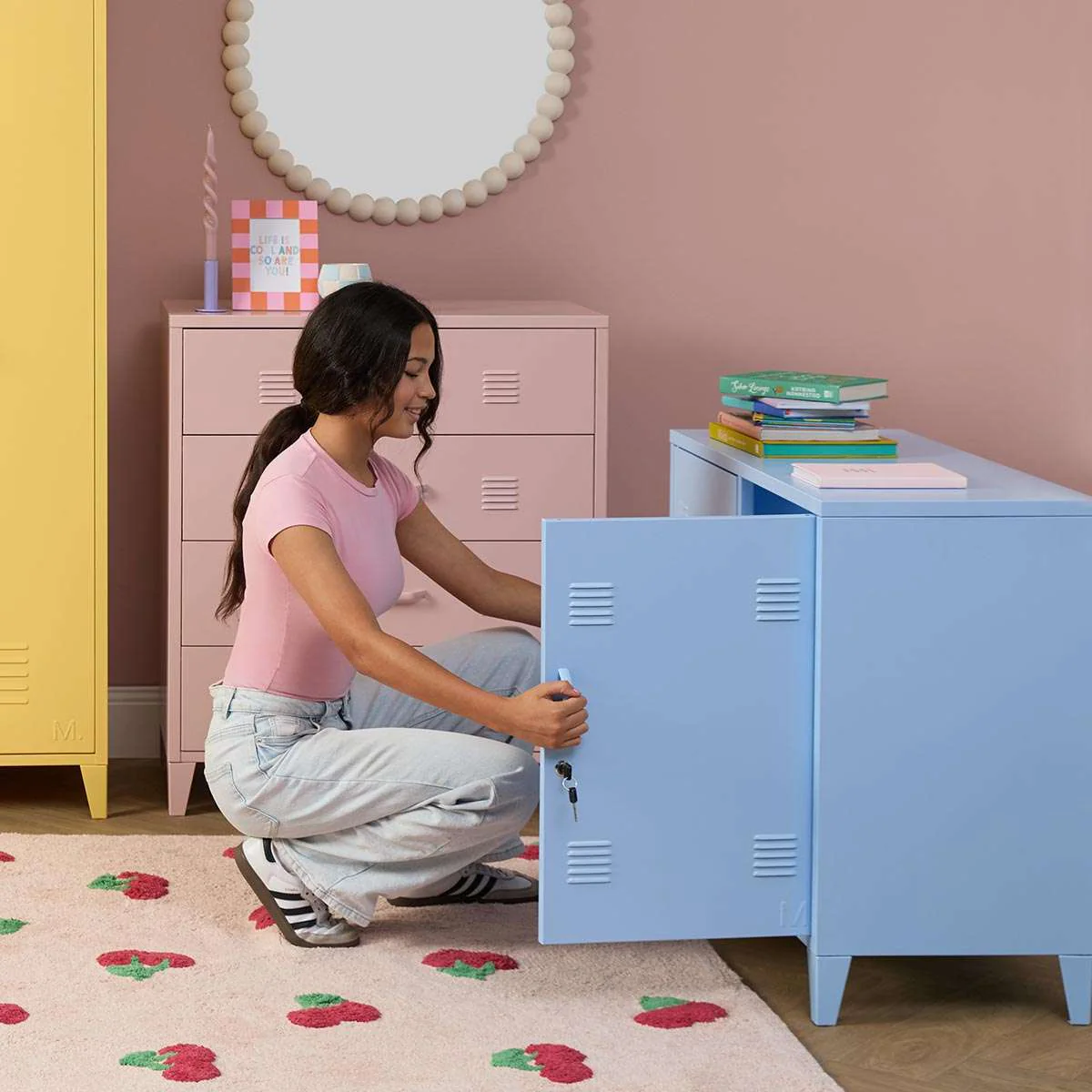 Mocka Original Locker Cabinet - Powder Blue - Image 3