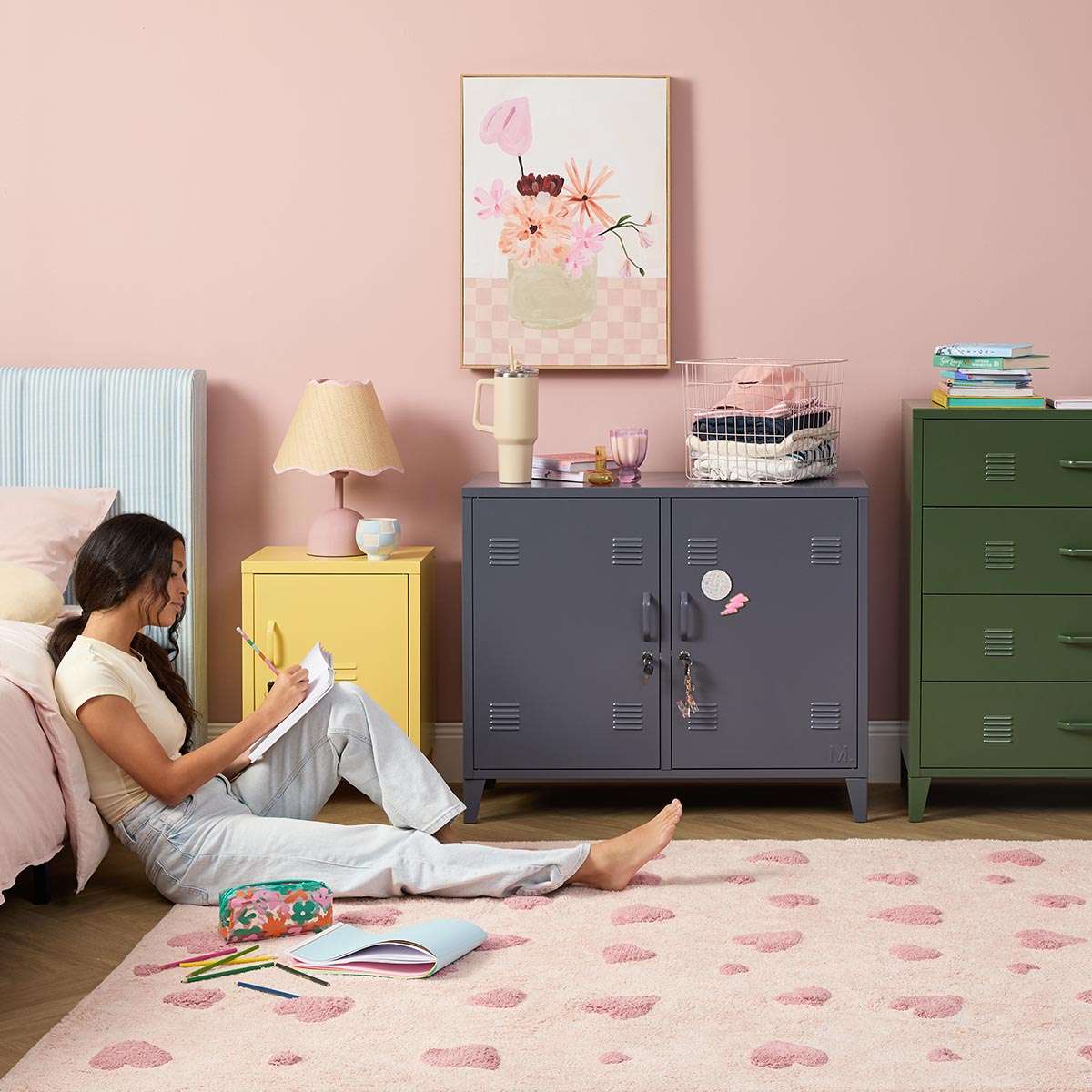 Mocka Original Locker Cabinet - Steele - Image 3