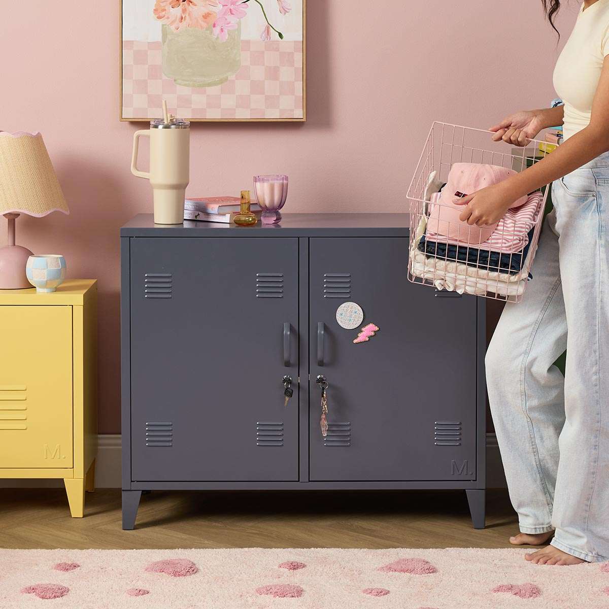 Mocka Original Locker Cabinet - Steele - Image 5