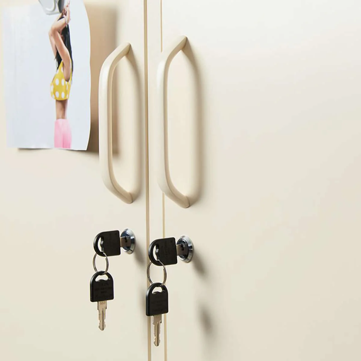 Mocka Original Locker Wardrobe - Cream - Image 8
