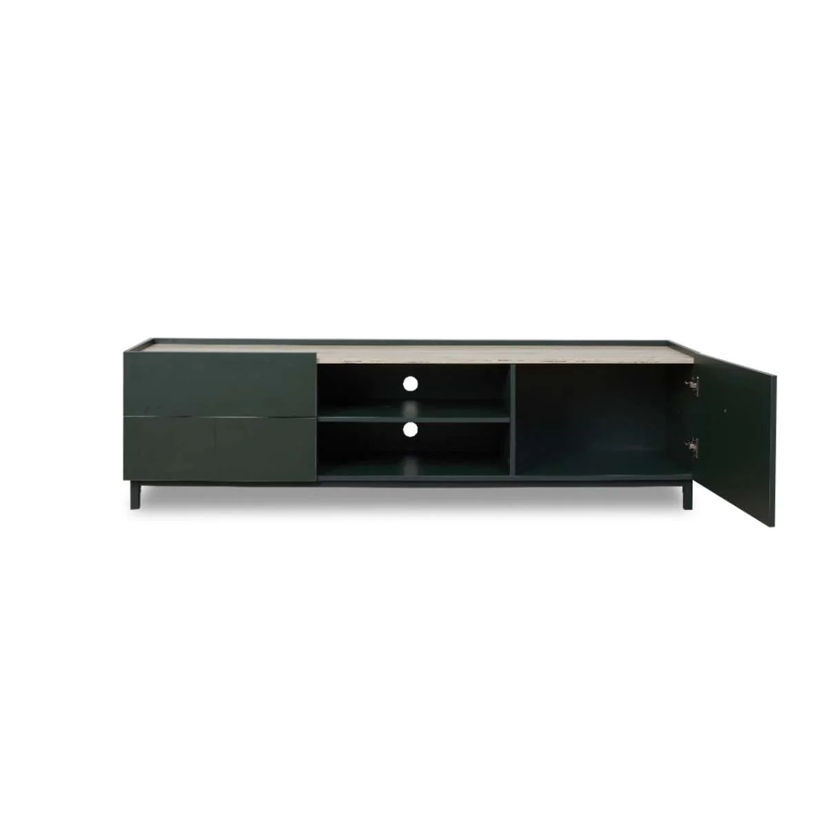 Murphy Entertainment Unit - Green/Natural - Image 16