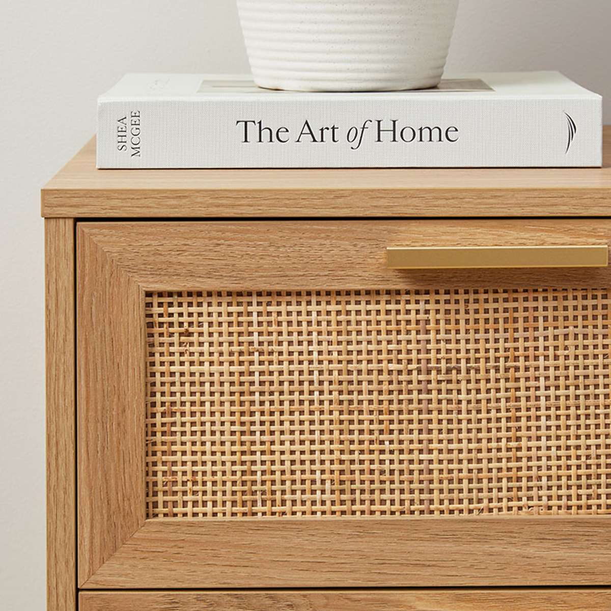 Noosa Rattan Bedside Table - Natural - Image 4