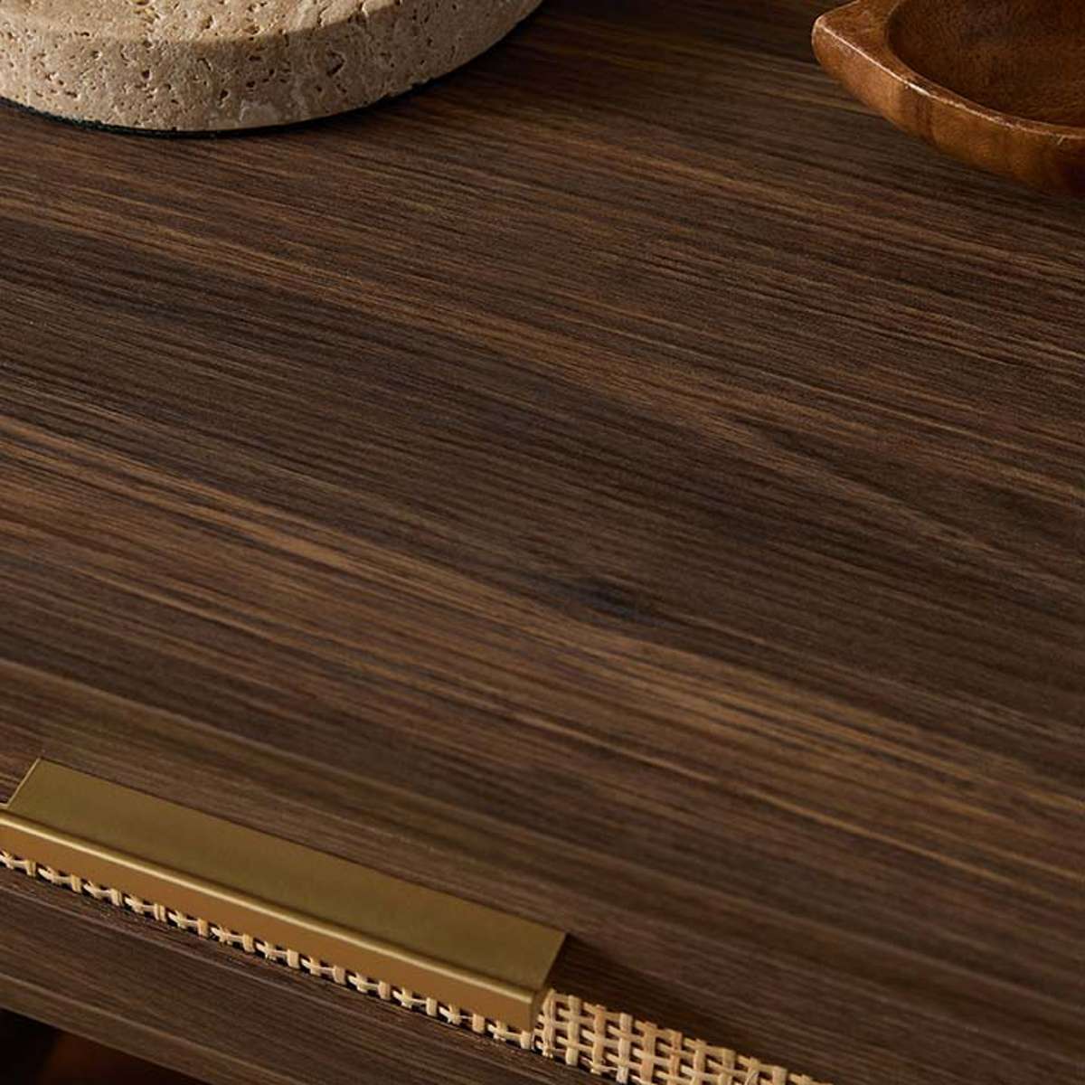 Noosa Rattan Desk - Walnut - Image 6
