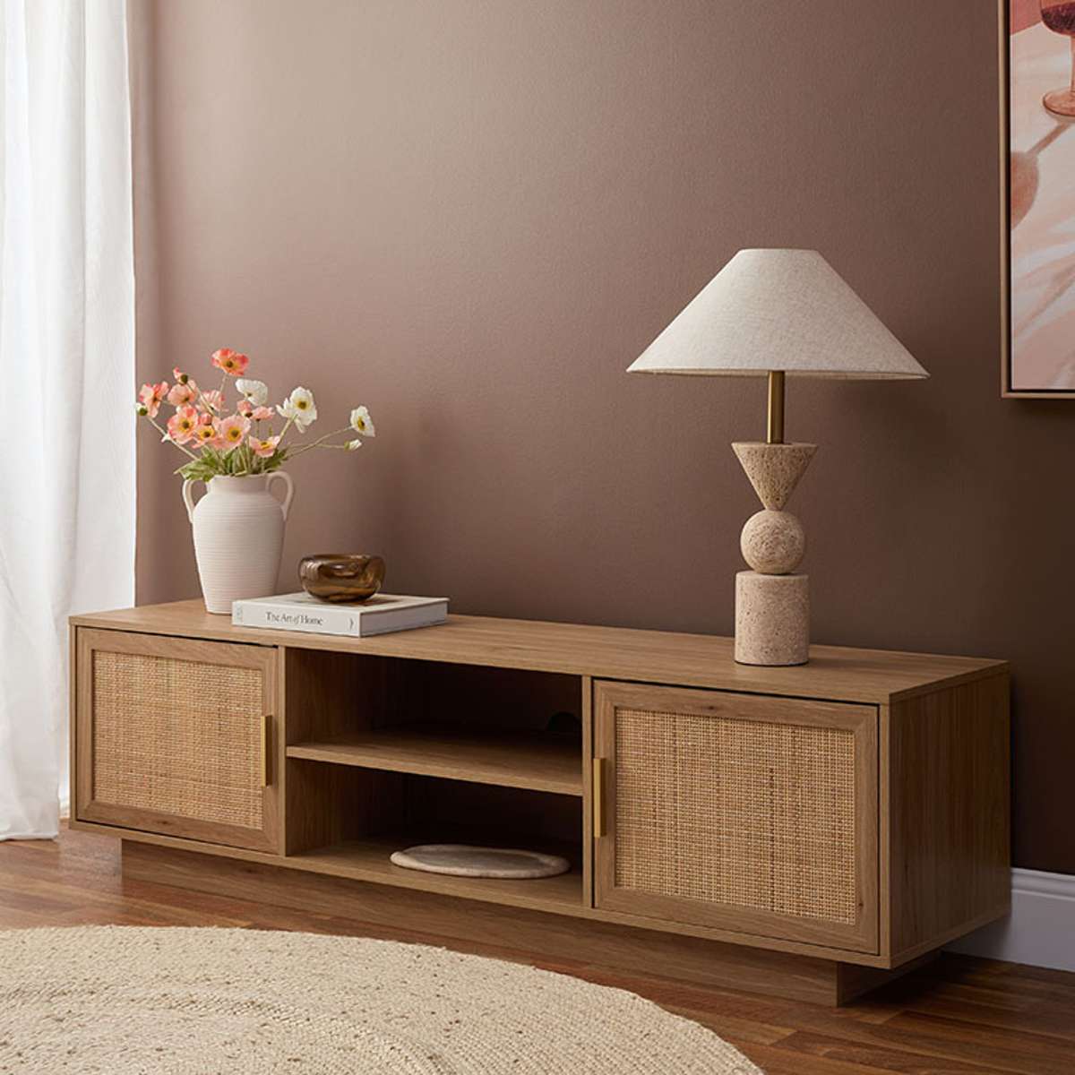 Noosa Rattan Entertainment Unit - Natural - Image 3