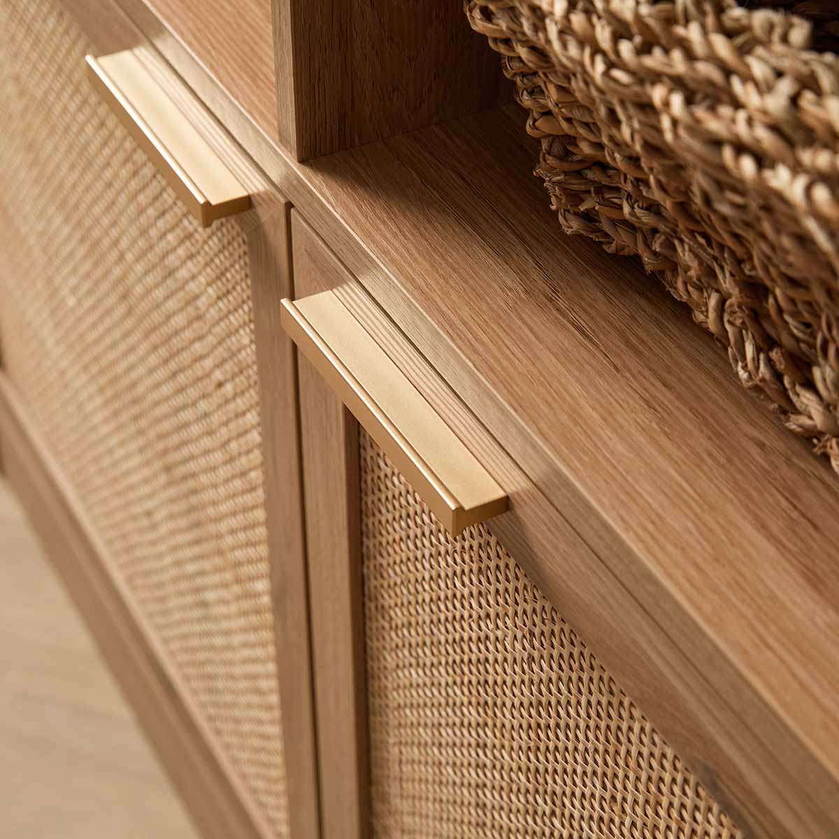 Noosa Rattan Large Bookcase - Natural - Image 5