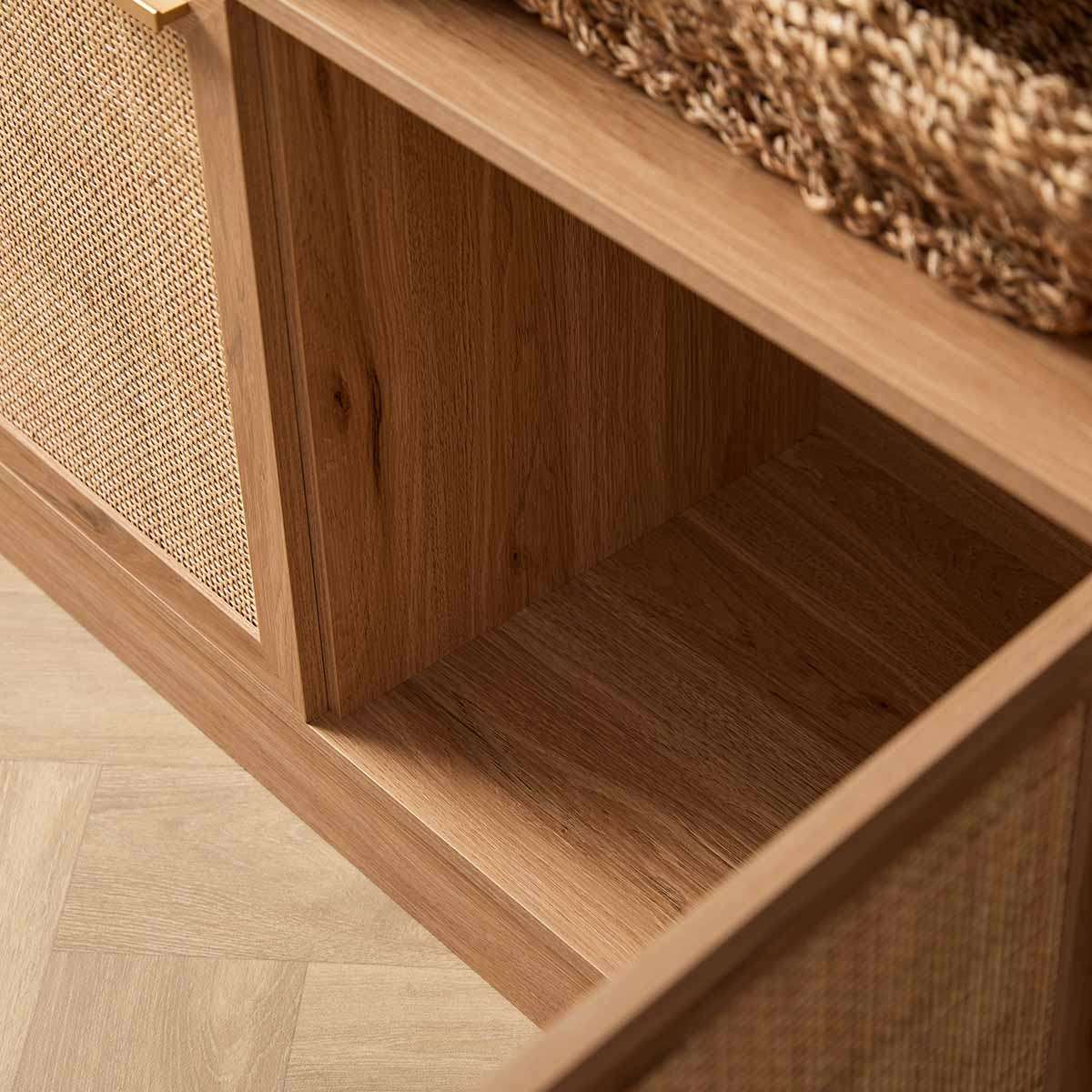 Noosa Rattan Large Bookcase - Natural - Image 6