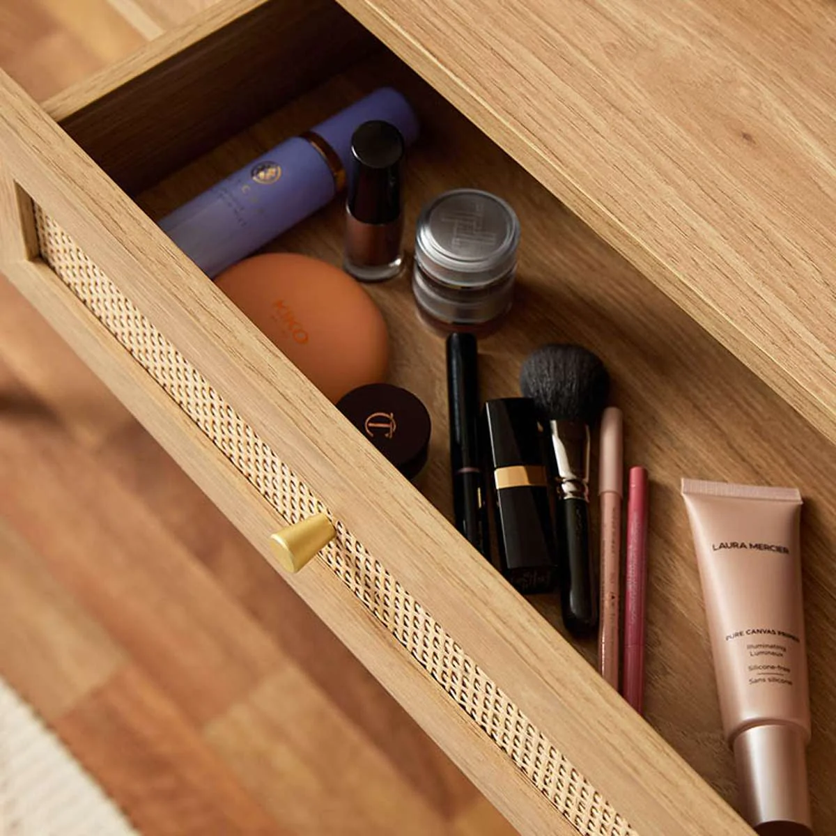 Noosa Rattan Make-Up Table - Natural - Image 6