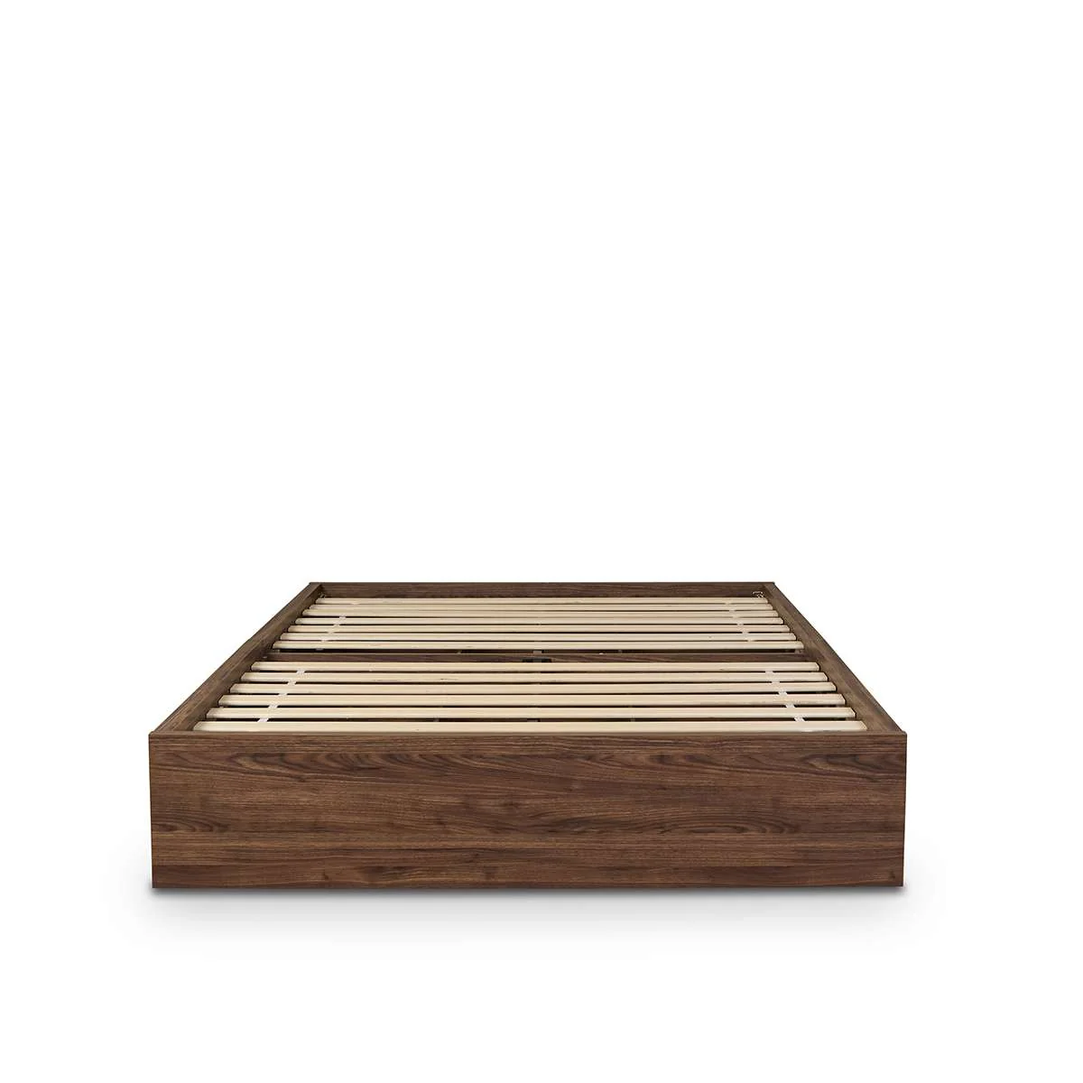 Noosa Rattan Queen Storage Bed Base - Walnut - Image 11