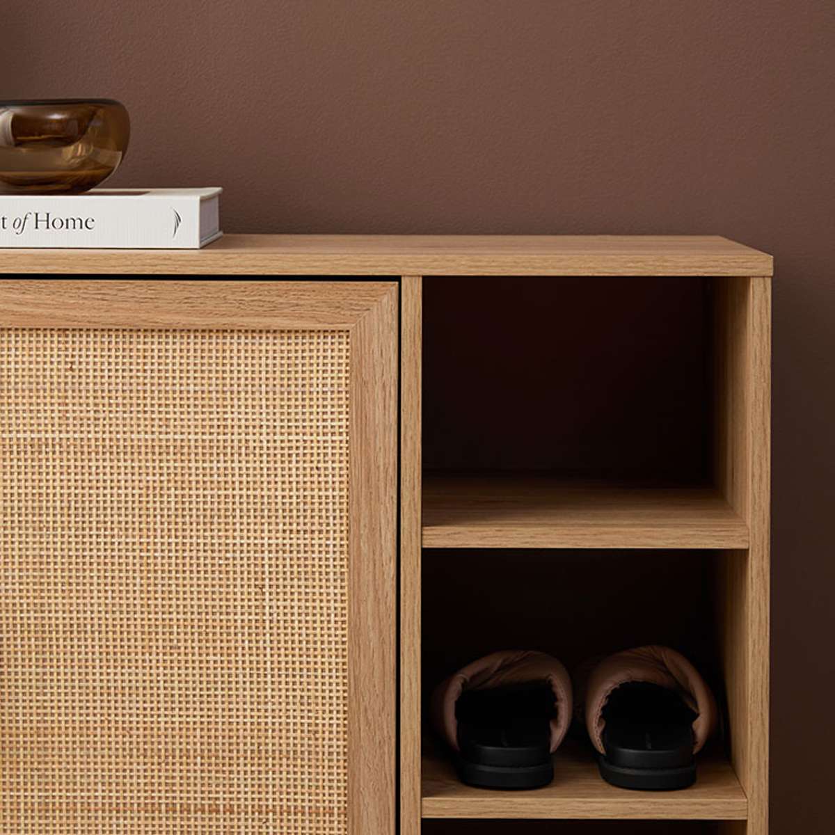 Noosa Rattan Shoe Cabinet - Natural - Image 9