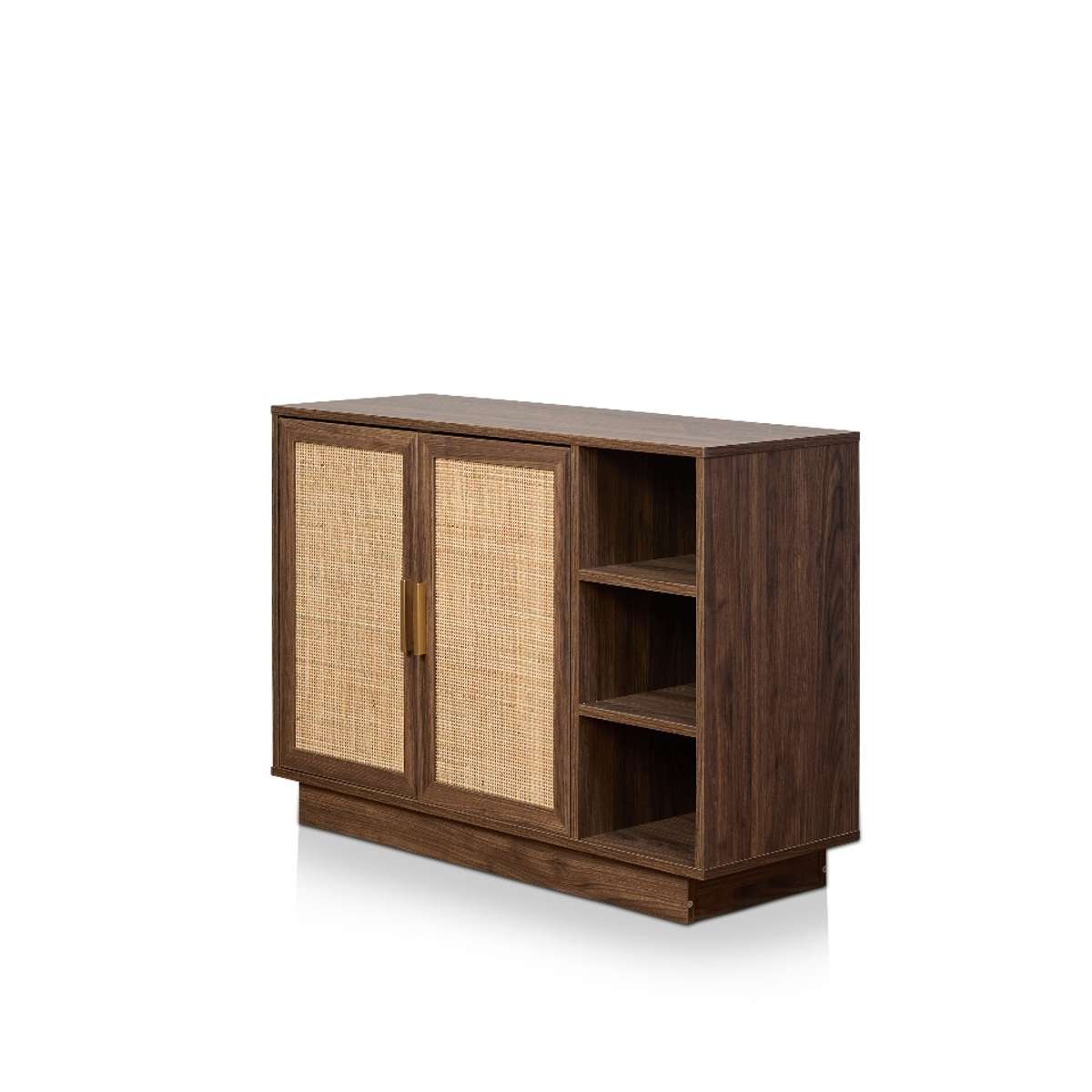 Noosa Rattan Shoe Cabinet - Walnut - Image 11