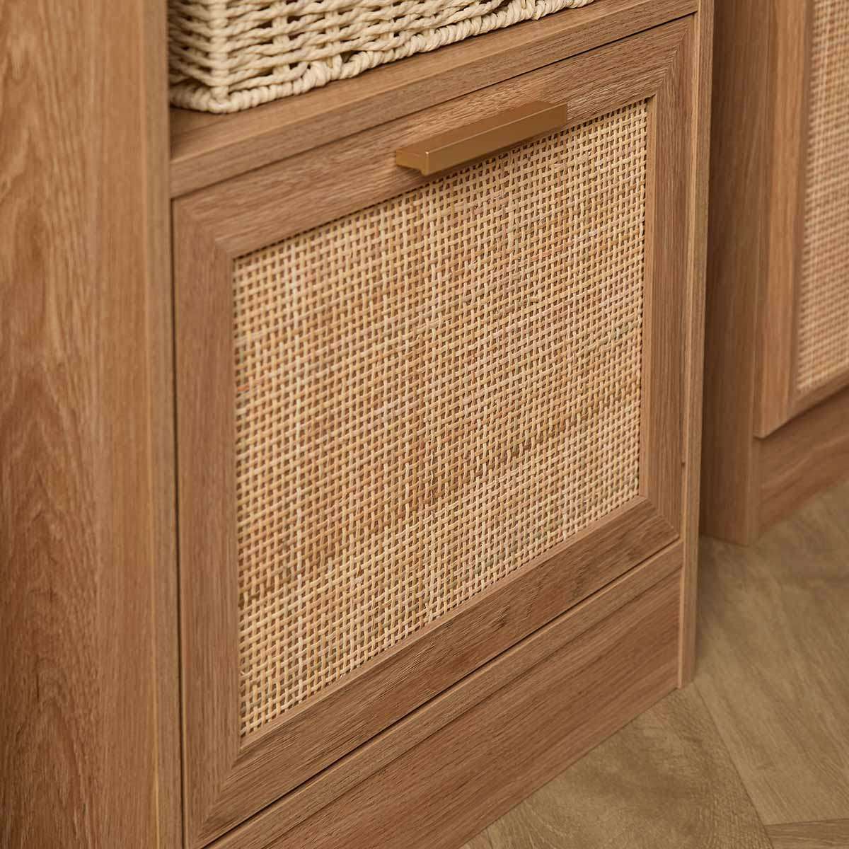 Noosa Rattan Slim Bookcase - Natural - Image 6